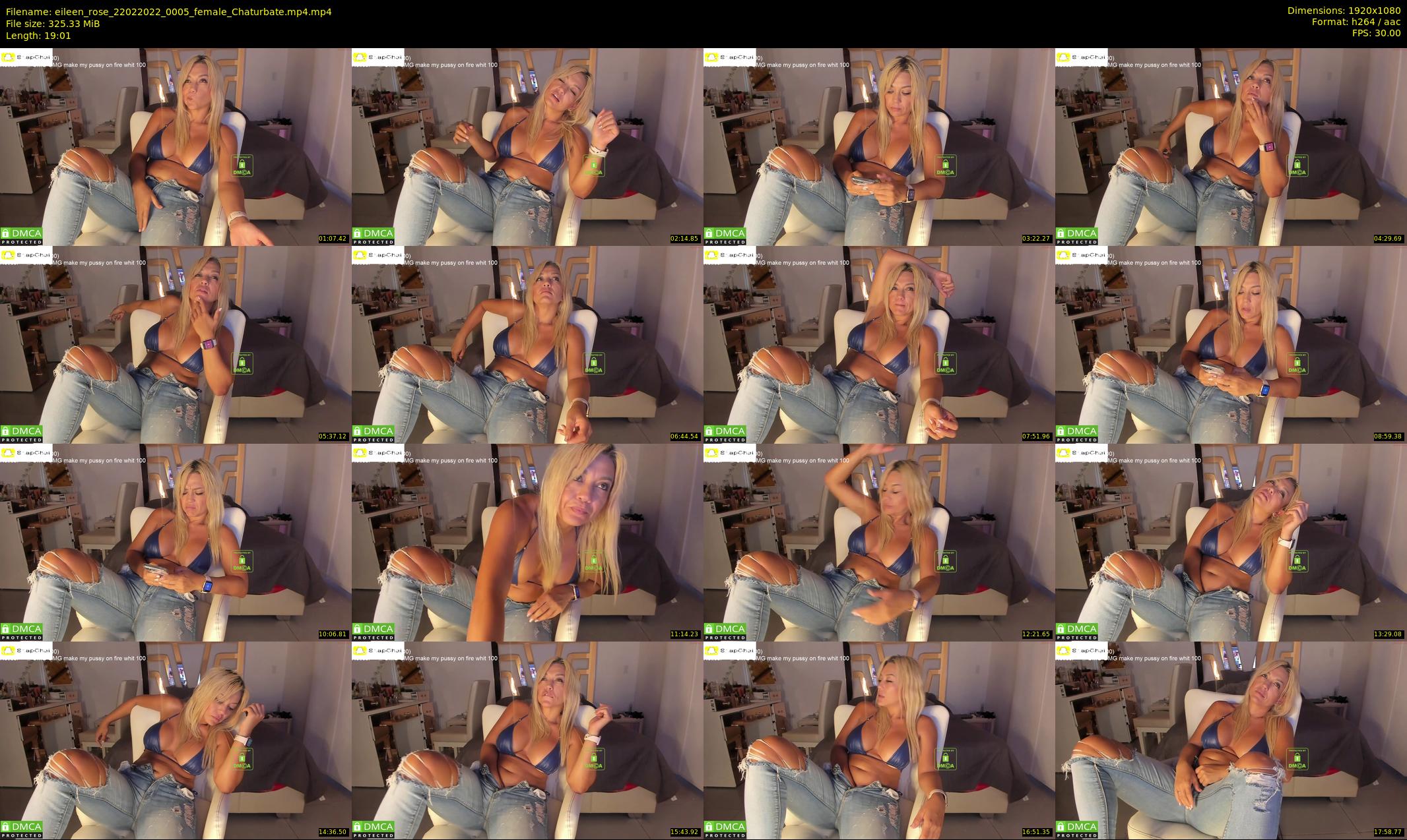 eileen_rose — 20 minute Chaturbate female cam show recording, 1080p, Feb 22, 2022