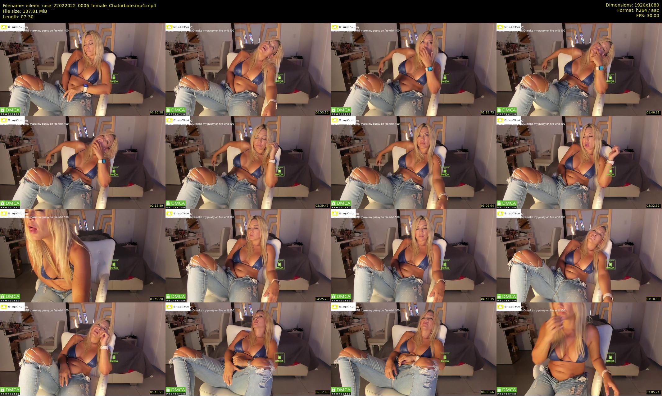 eileen_rose — 8 minute Chaturbate female cam show recording, 1080p, Feb 22, 2022