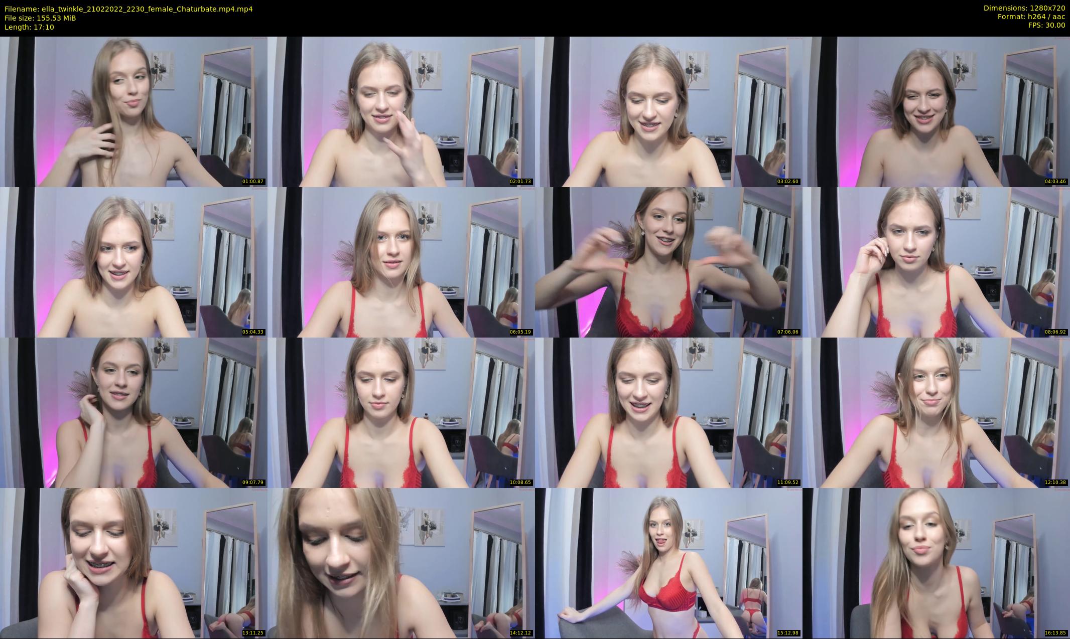 ella_twinkle — 18 minute Chaturbate female cam show recording, 720p, Feb 21, 2022