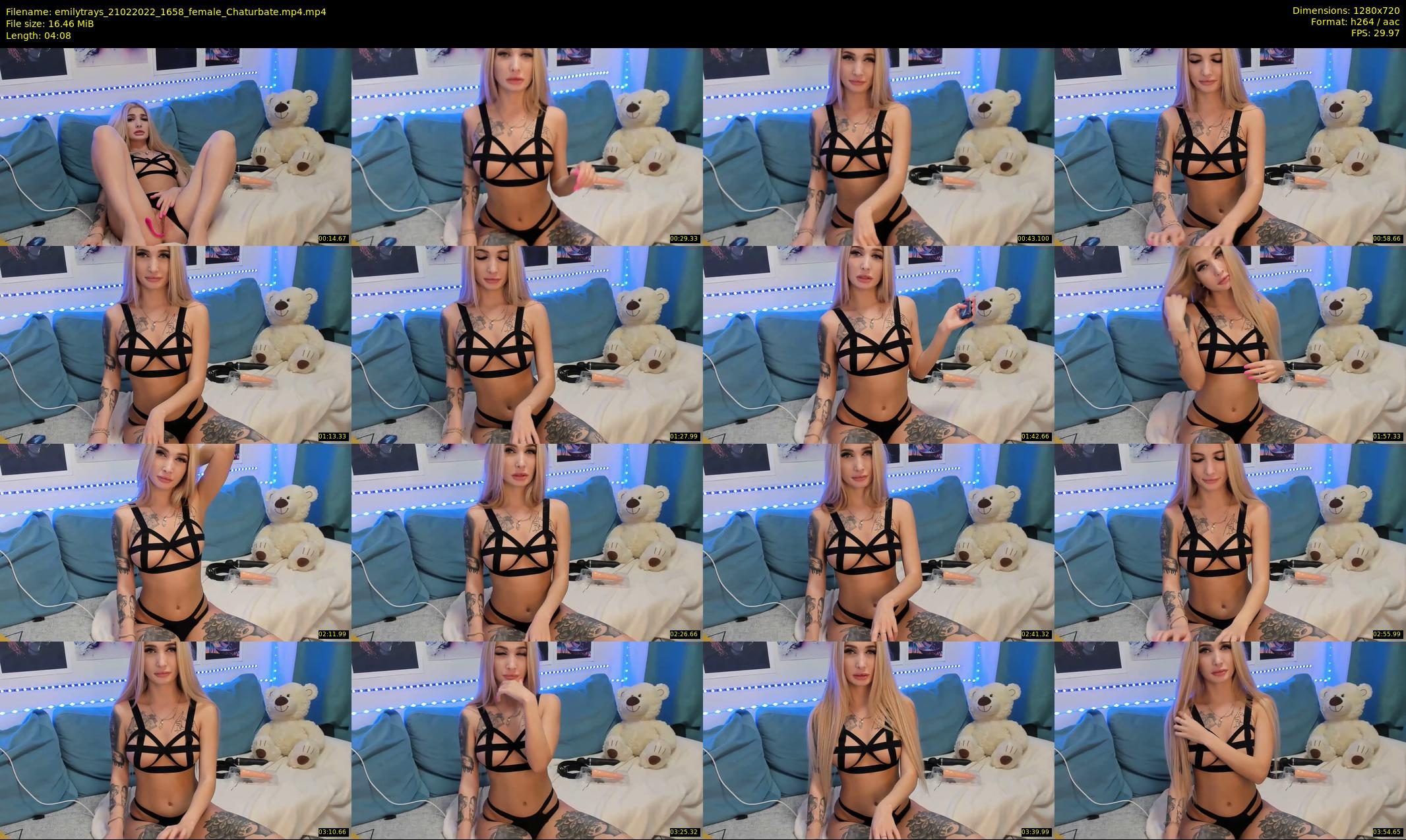 emilytrays — 5 minute Chaturbate female cam show recording, 720p, Feb 21, 2022
