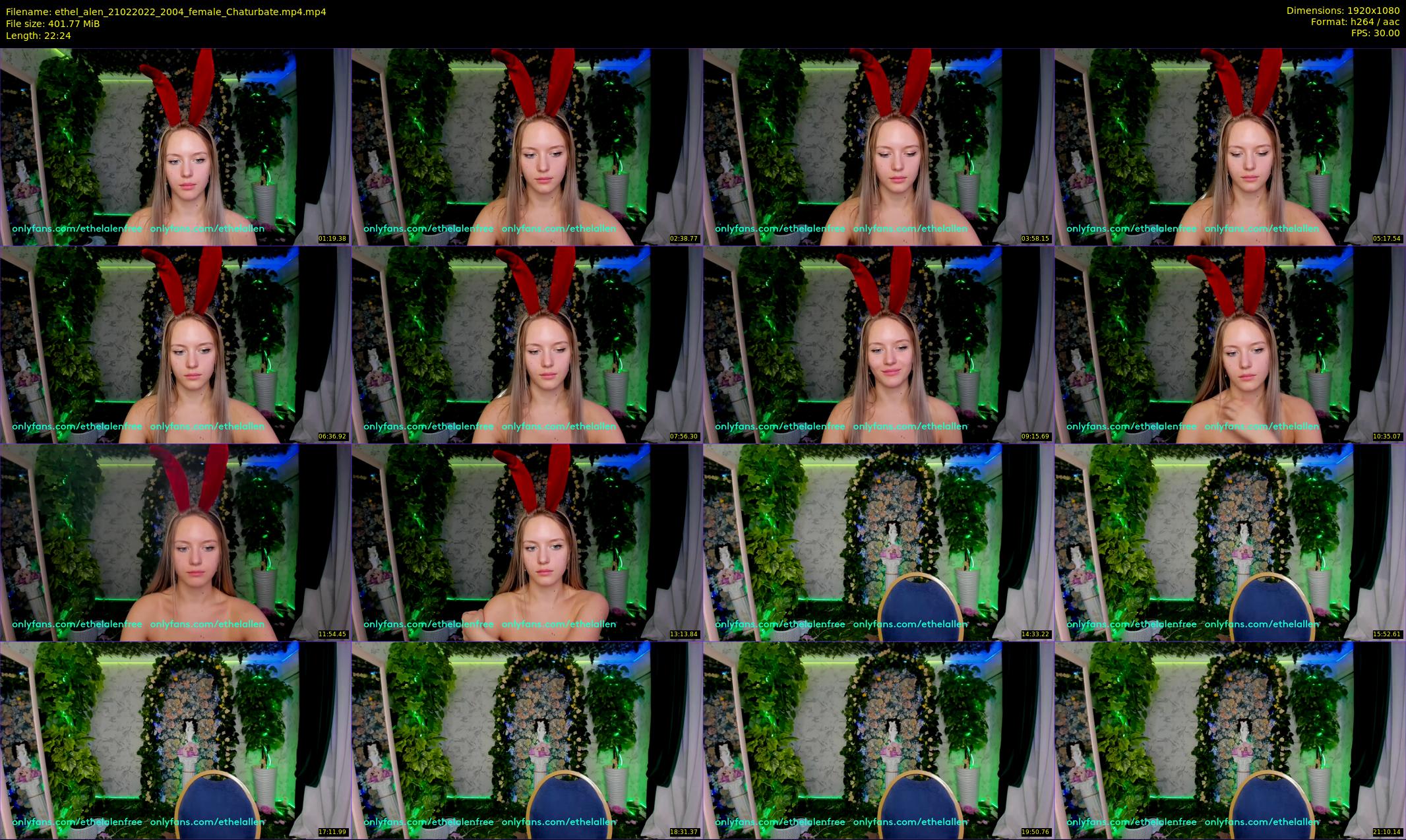 ethel_alen — 23 minute Chaturbate female cam show recording, 1080p, Feb 21, 2022