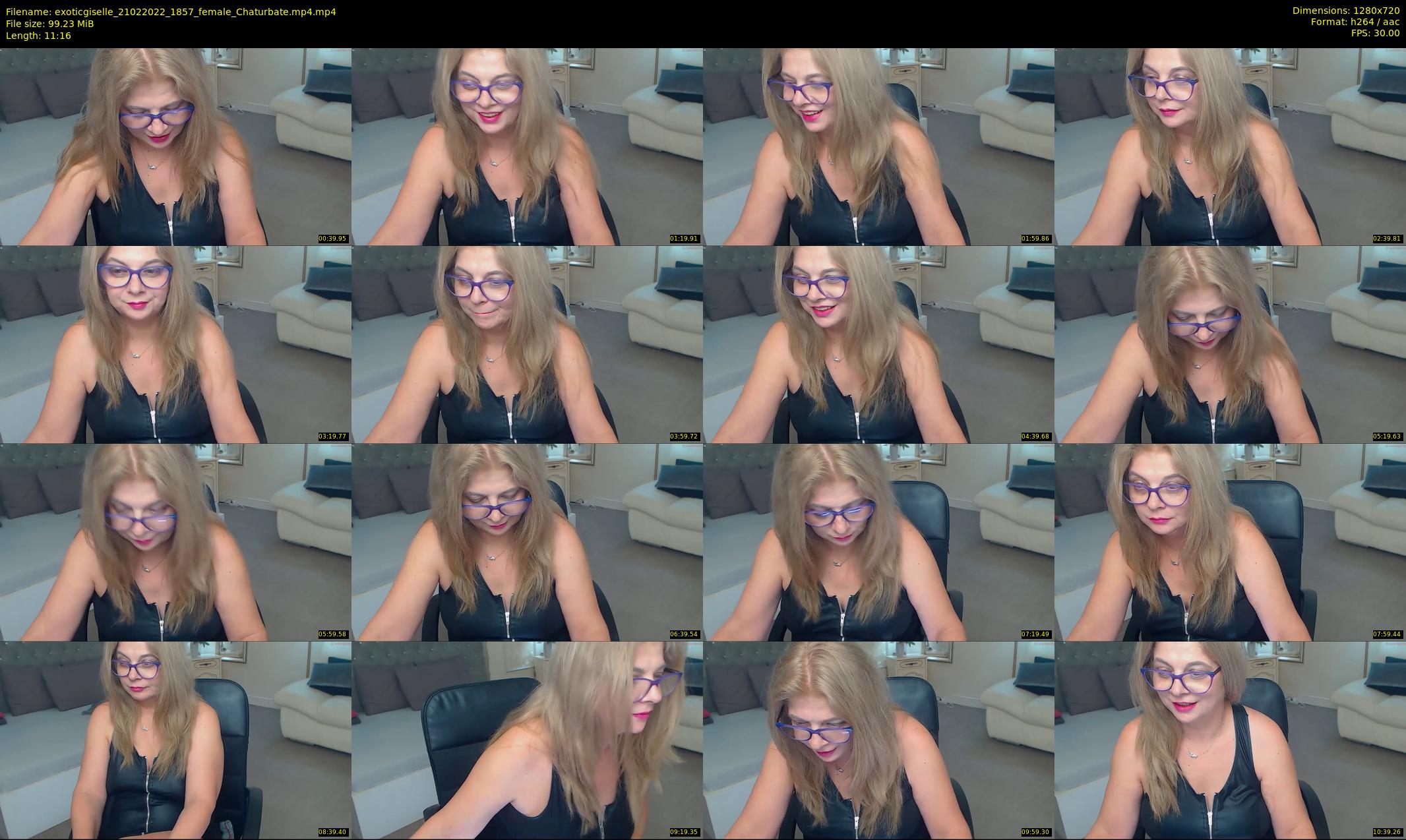 exoticgiselle — 12 minute Chaturbate female cam show recording, 720p, Feb 21, 2022