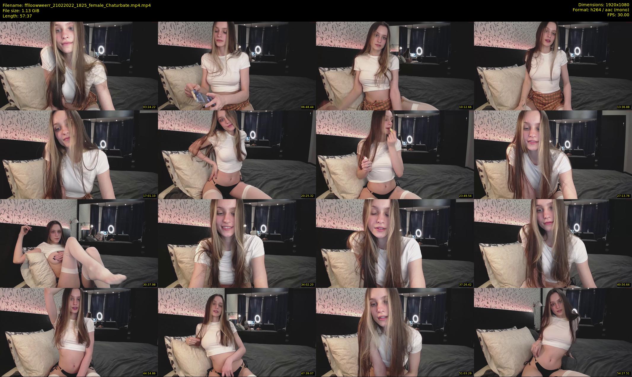 fflloowweerr — 58 minute Chaturbate couple cam show recording, 1080p, Feb 21, 2022