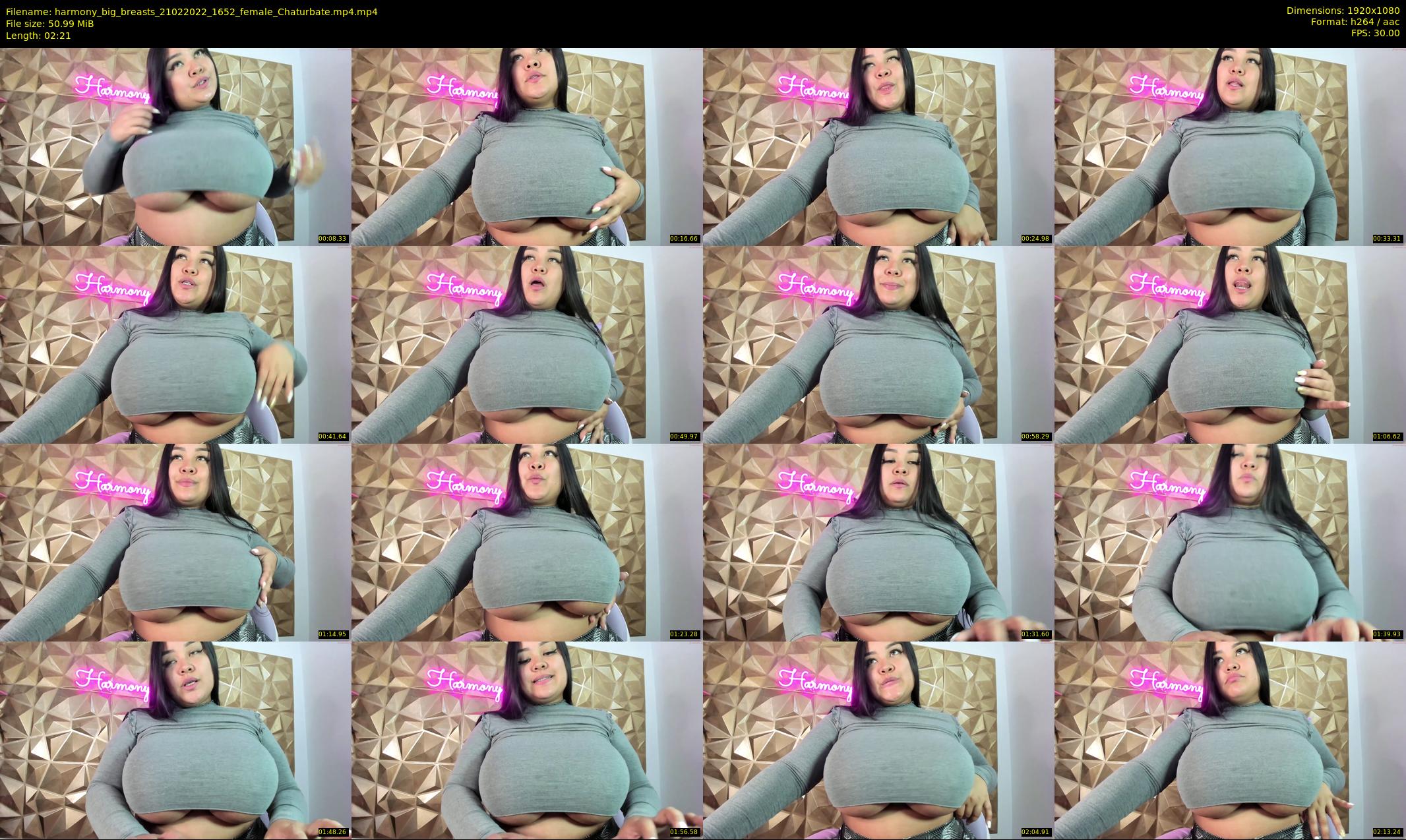 harmony_big_breasts — 3 minute Chaturbate female cam show recording, 1080p, Feb 21, 2022