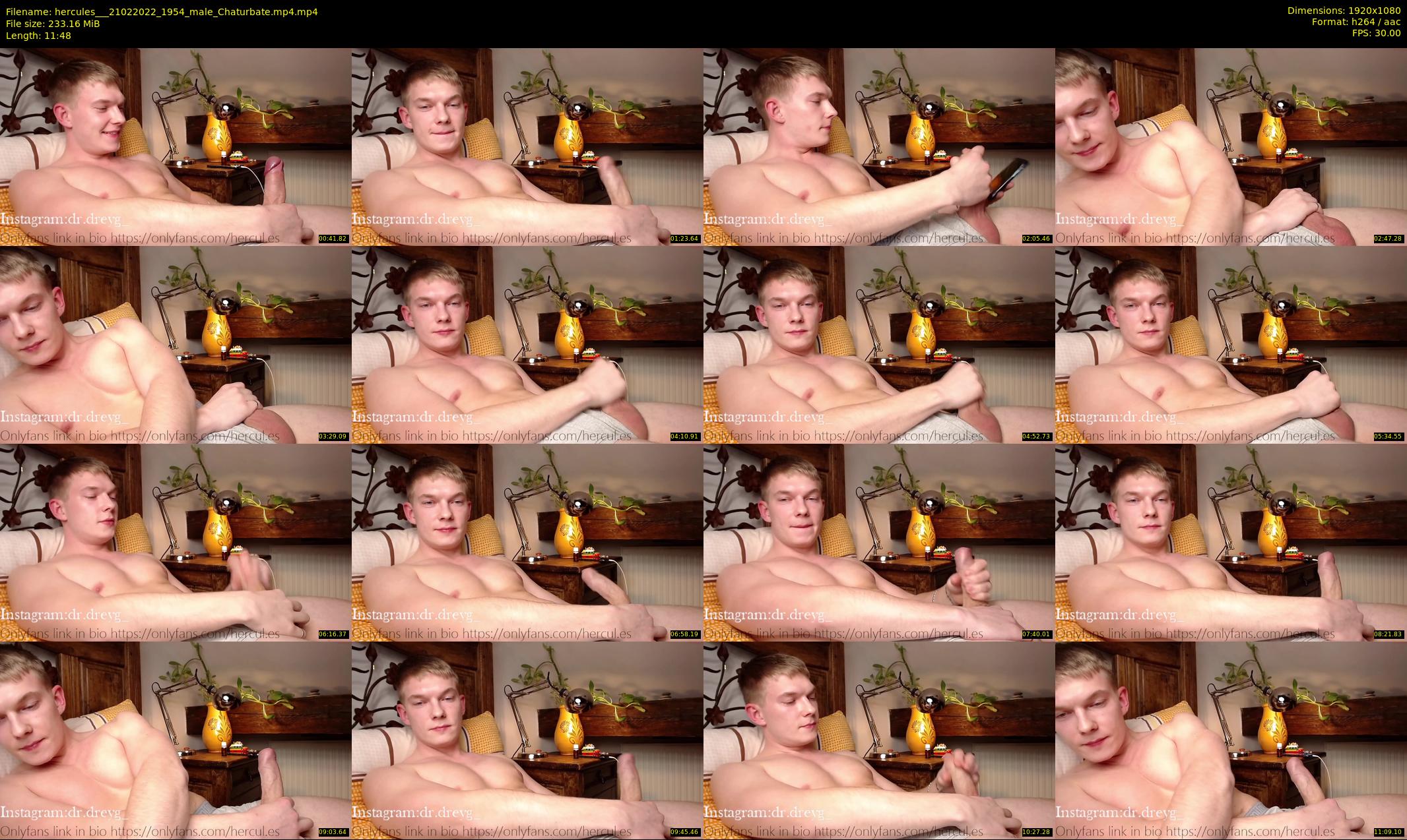 hercules__ — 12 minute Chaturbate male cam show recording, 1080p, Feb 21, 2022