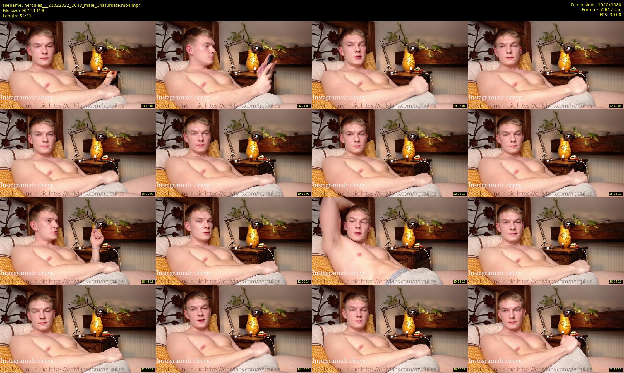 hercules__ — 55 minute Chaturbate male cam show recording, 1080p, Feb 21, 2022
