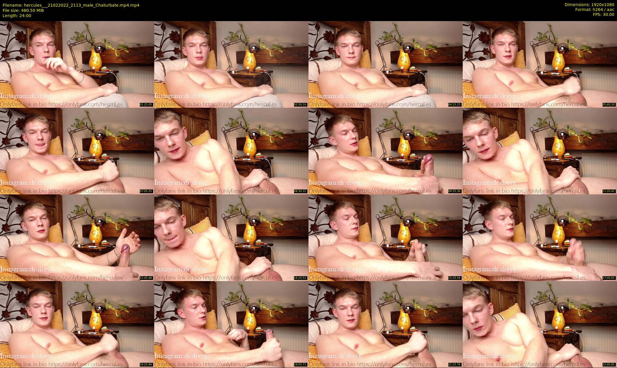 hercules__ — 24 minute Chaturbate male cam show recording, 1080p, Feb 21, 2022