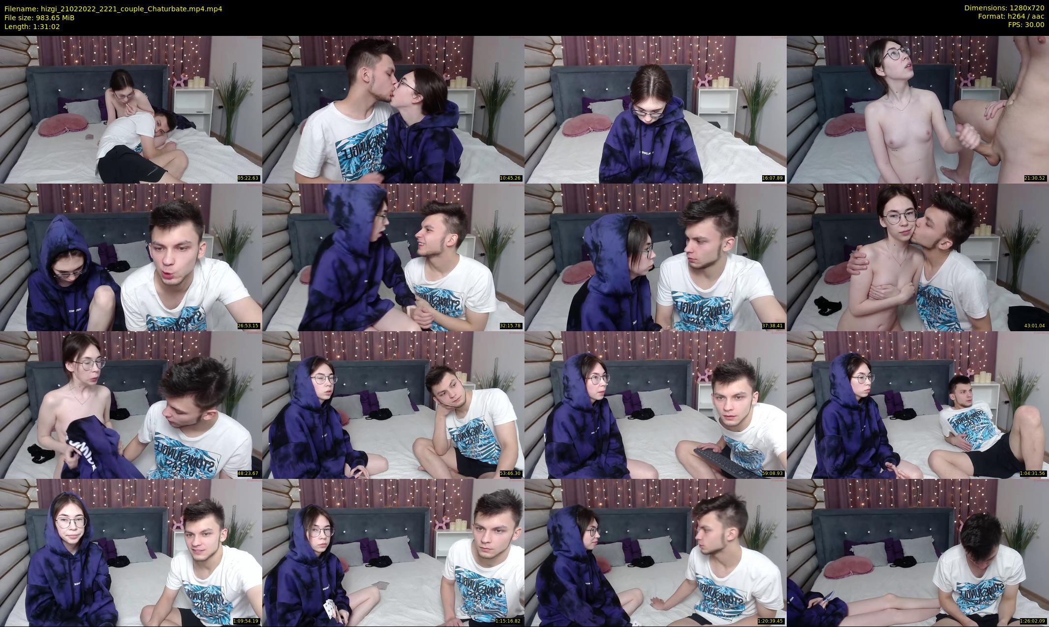 hizgi — 92 minute Chaturbate couple cam show recording, 720p, Feb 21, 2022