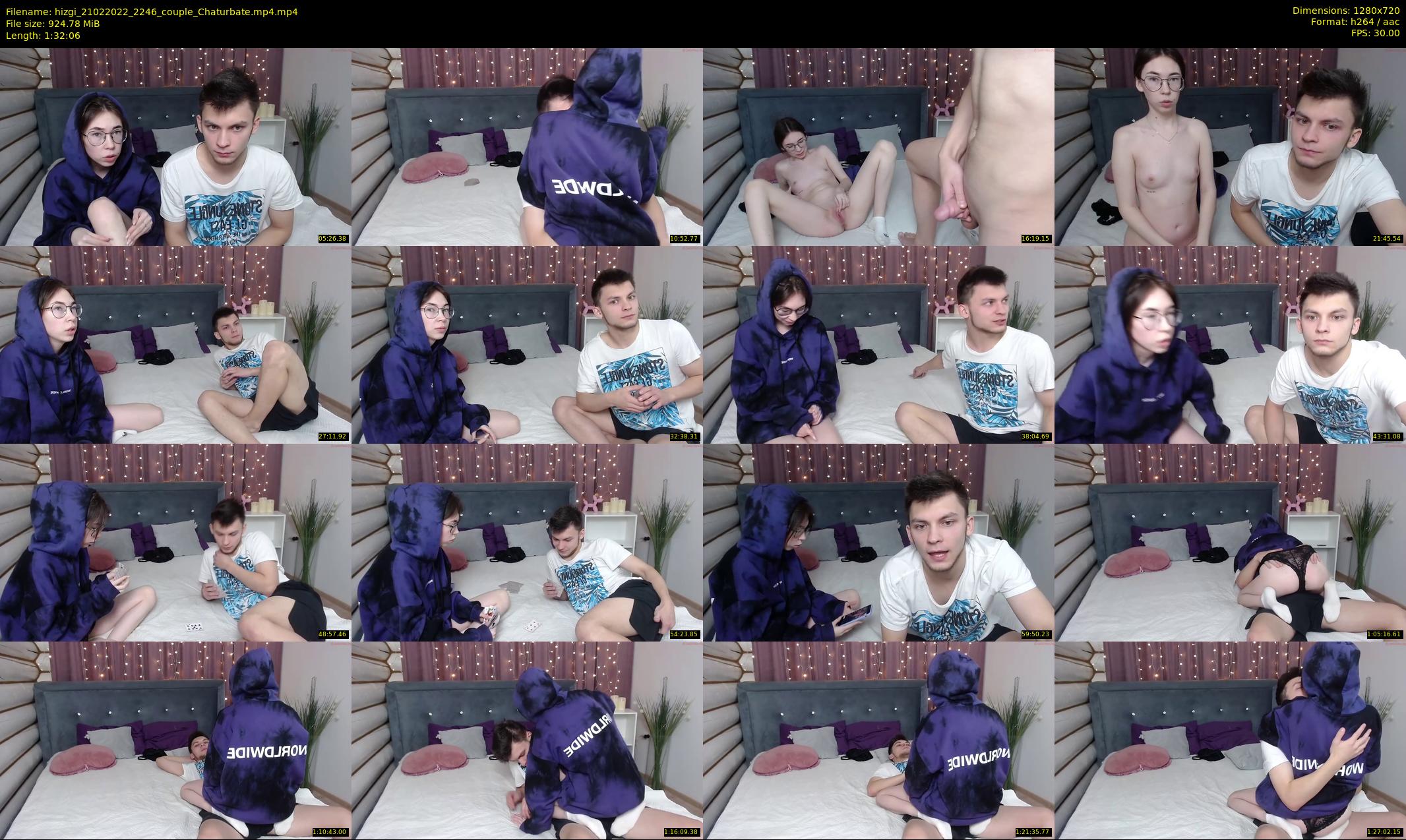 hizgi — 93 minute Chaturbate couple cam show recording, 720p, Feb 21, 2022