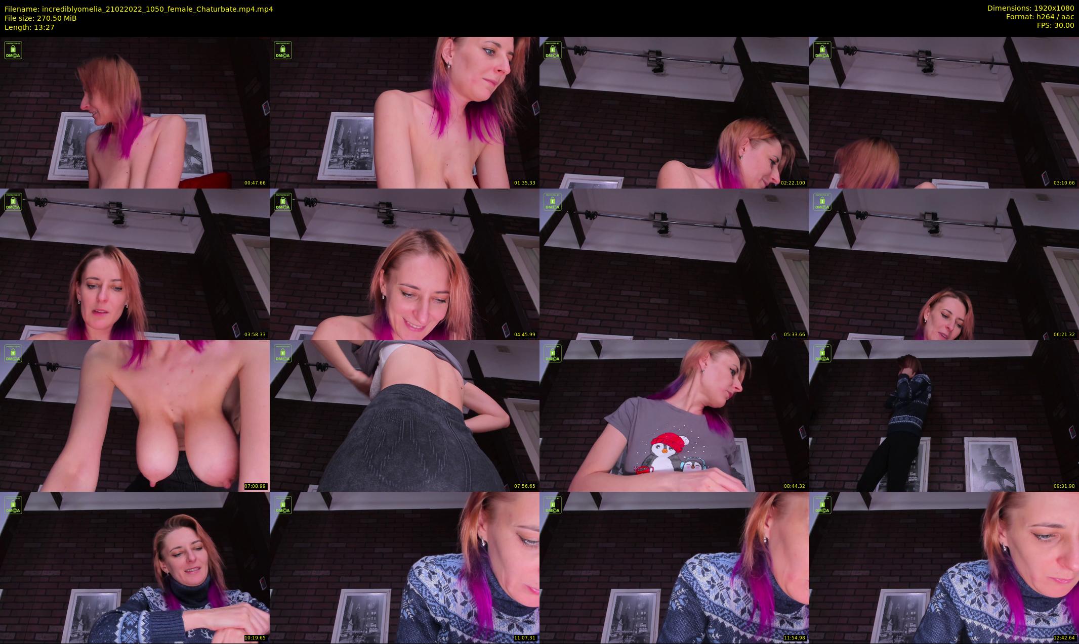 incrediblyomelia — 14 minute Chaturbate female cam show recording, 1080p, Feb 21, 2022