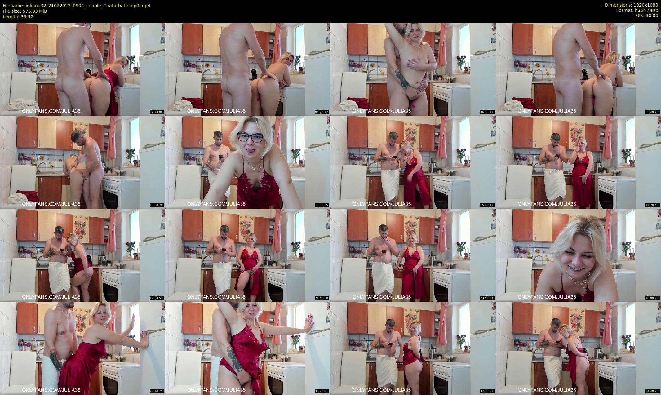iuliana32 — 37 minute Chaturbate couple cam show recording, 1080p, Feb 21, 2022