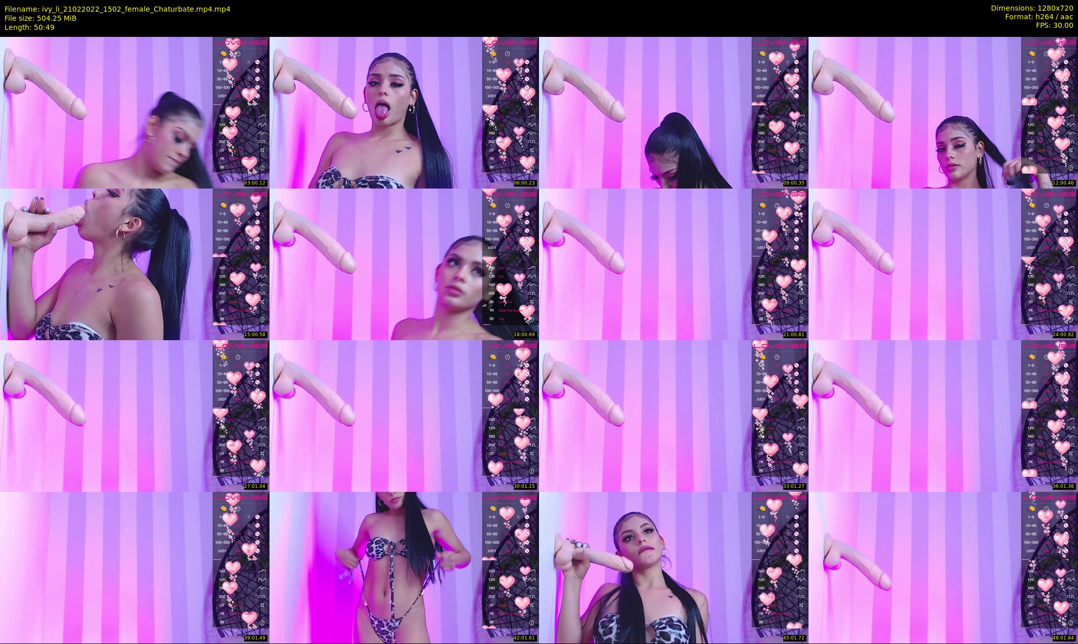ivy_li — 51 minute Chaturbate female cam show recording, 720p, Feb 21, 2022