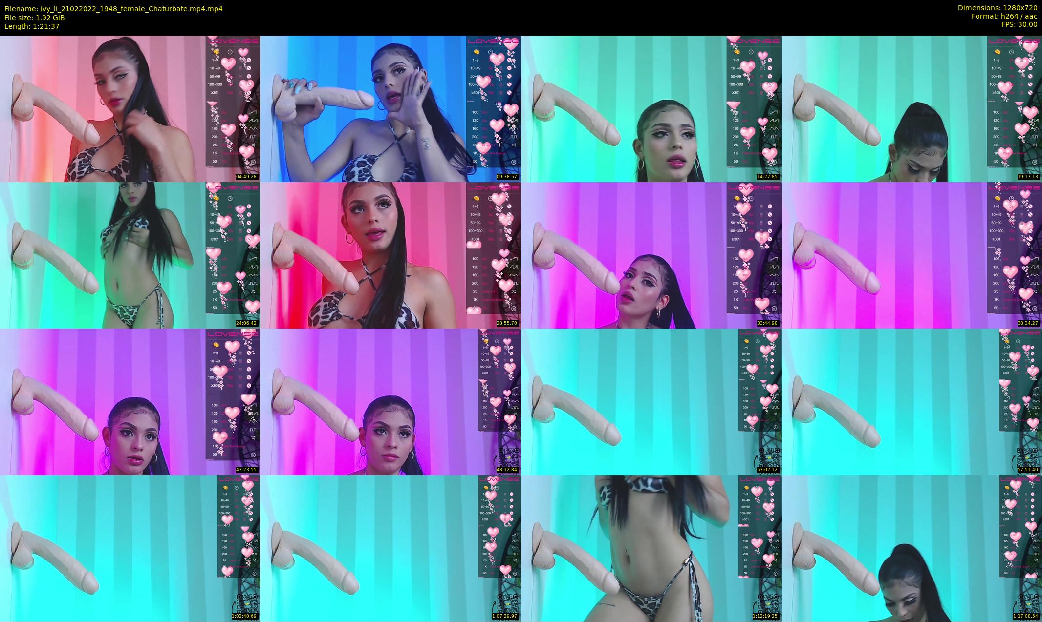 ivy_li — 82 minute Chaturbate female cam show recording, 720p, Feb 21, 2022