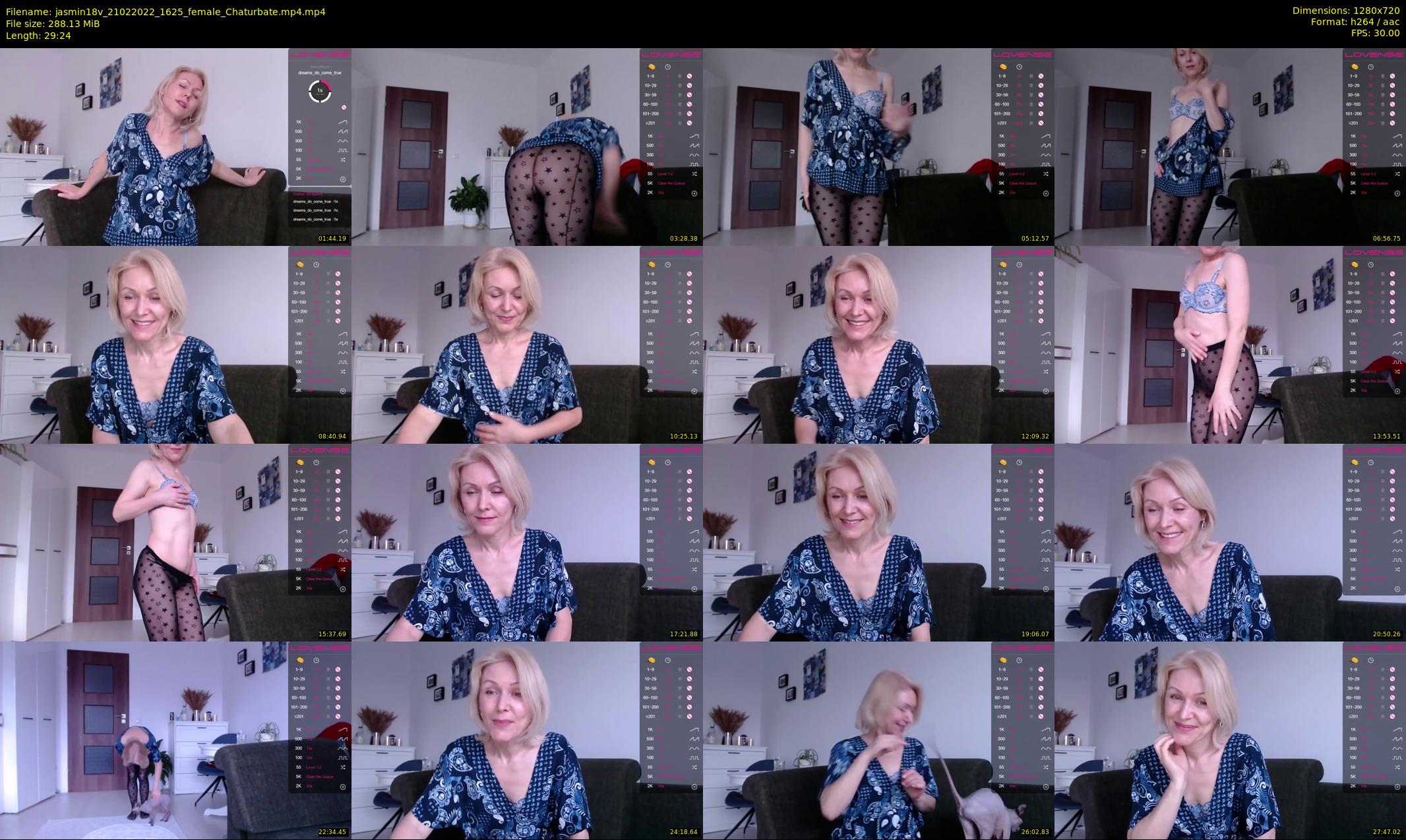jasmin18v — 30 minute Chaturbate female cam show recording, 720p, Feb 21, 2022