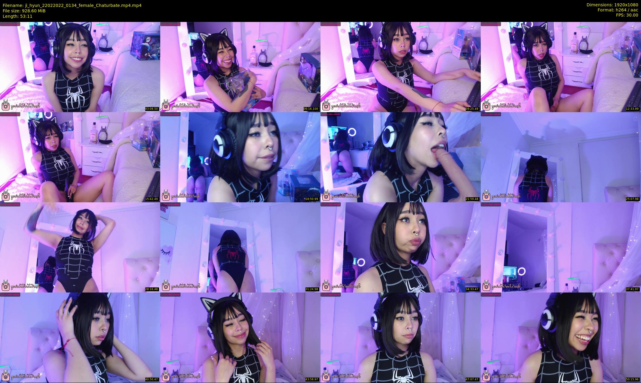 ji_hyun — 54 minute Chaturbate female cam show recording, 1080p, Feb 22, 2022