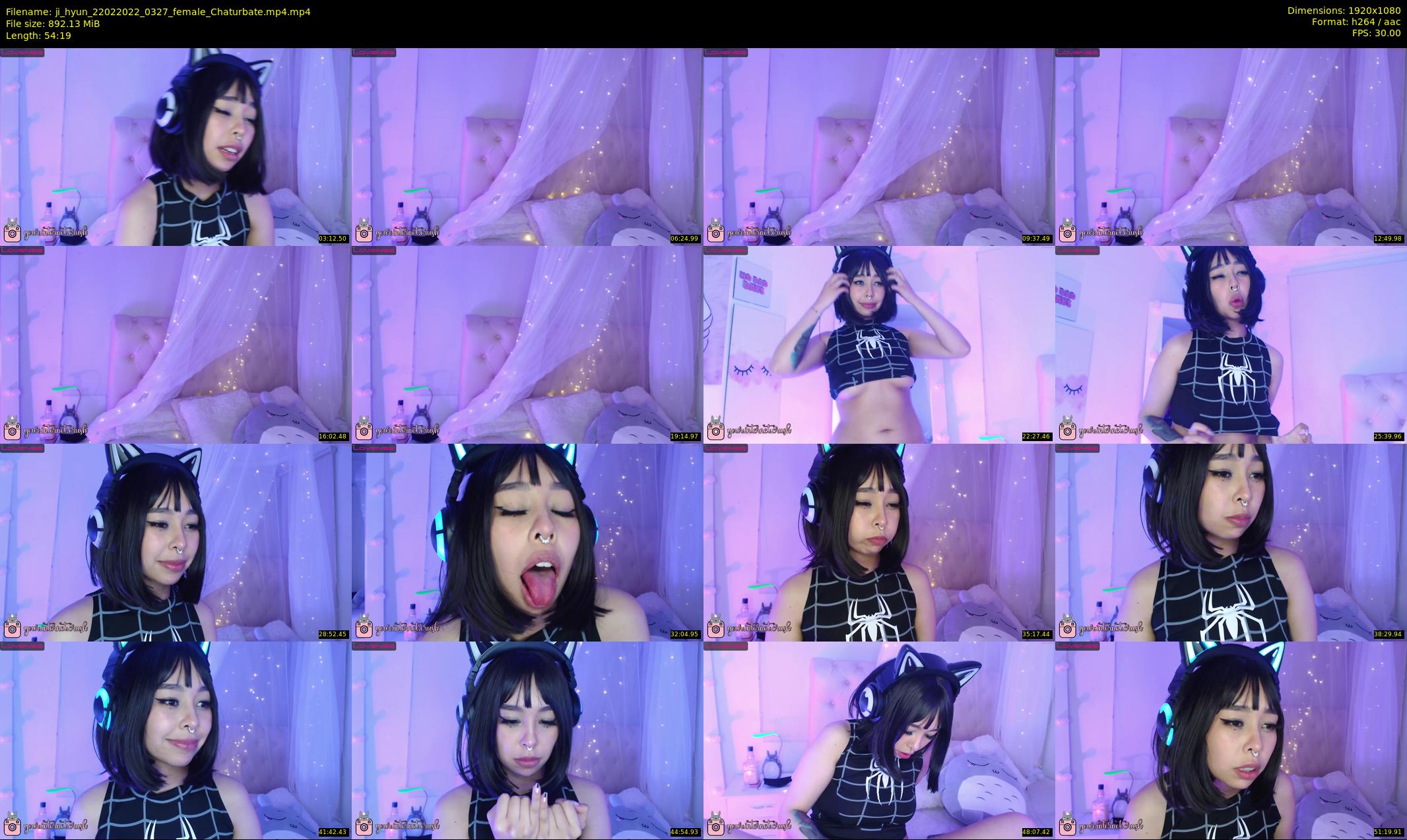 ji_hyun — 55 minute Chaturbate female cam show recording, 1080p, Feb 22, 2022
