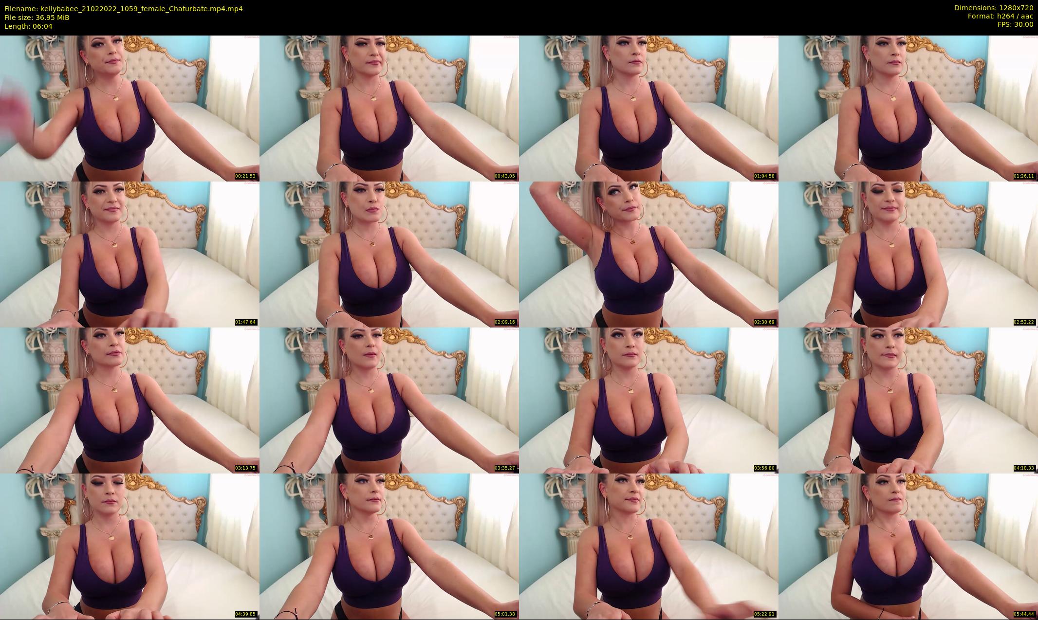 kellybabee — 7 minute Chaturbate female cam show recording, 720p, Feb 21, 2022