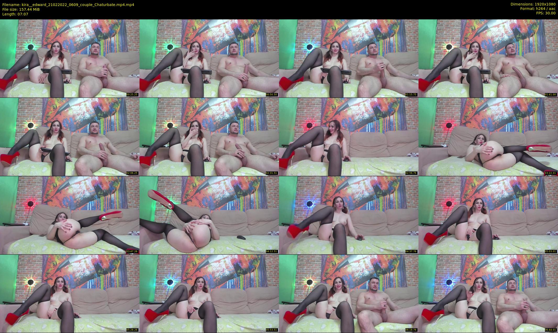kira__edward — 8 minute Chaturbate couple cam show recording, 1080p, Feb 21, 2022