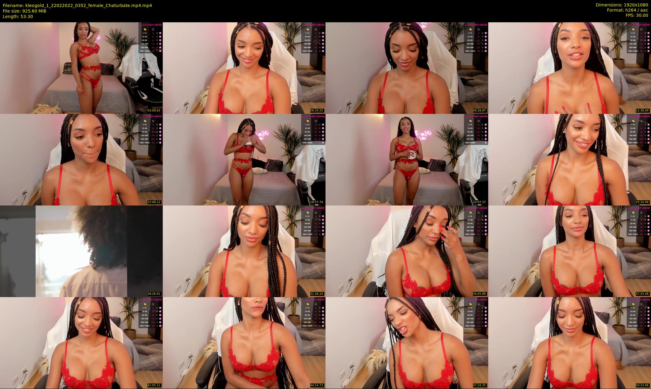 kleogold_1 — 54 minute Chaturbate female cam show recording, 1080p, Feb 22, 2022