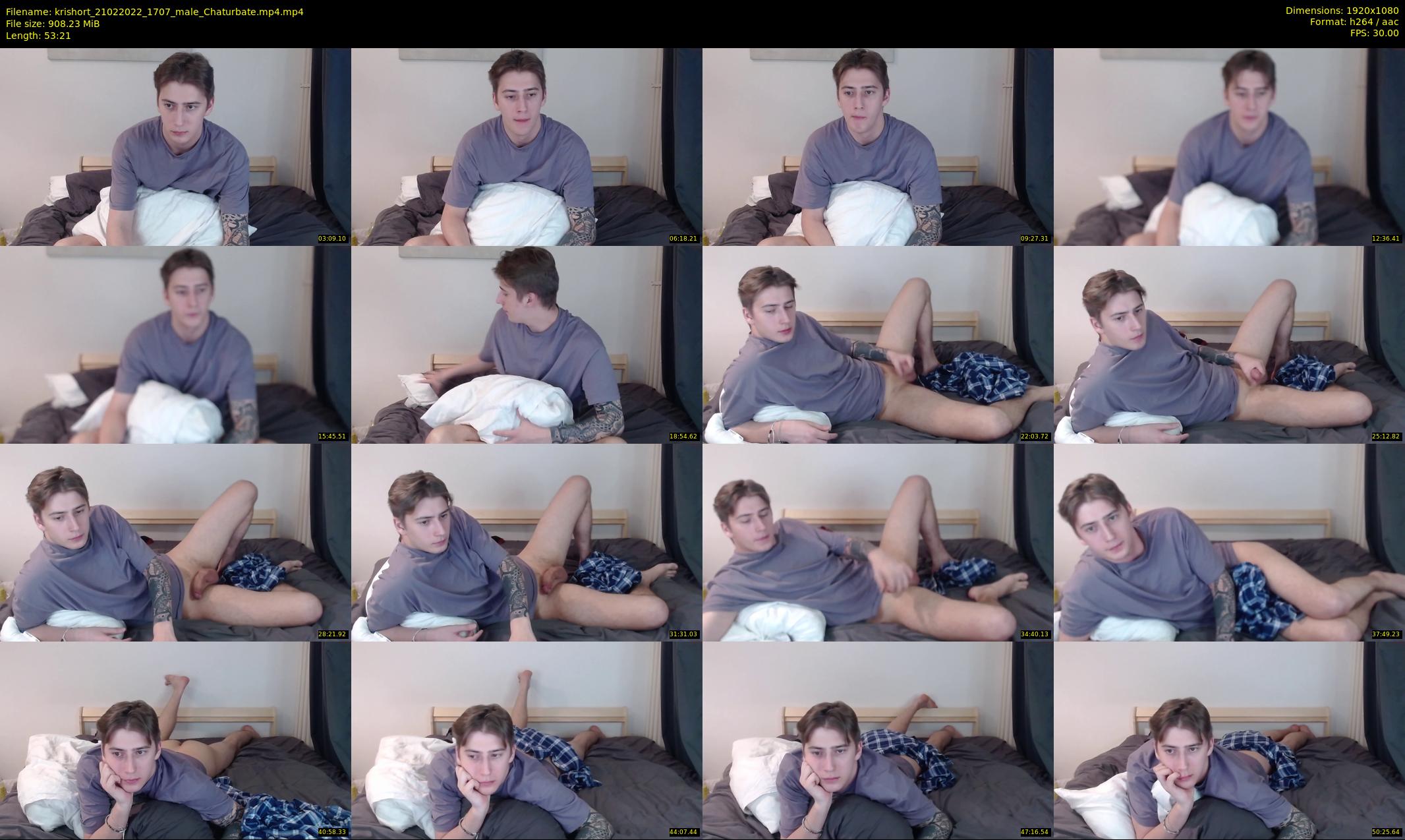 krishort — 54 minute Chaturbate male cam show recording, 1080p, Feb 21, 2022