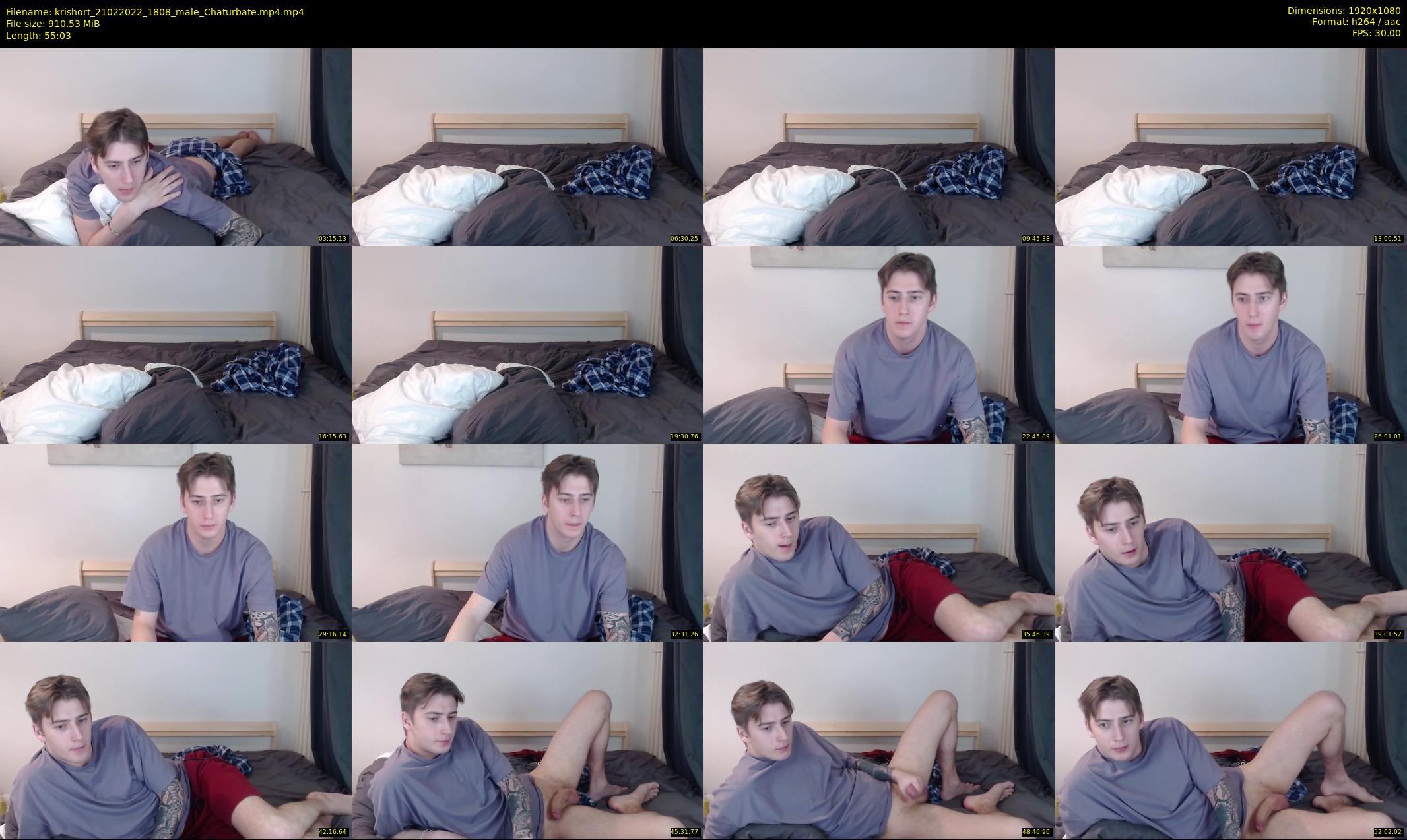 krishort — 56 minute Chaturbate male cam show recording, 1080p, Feb 21, 2022