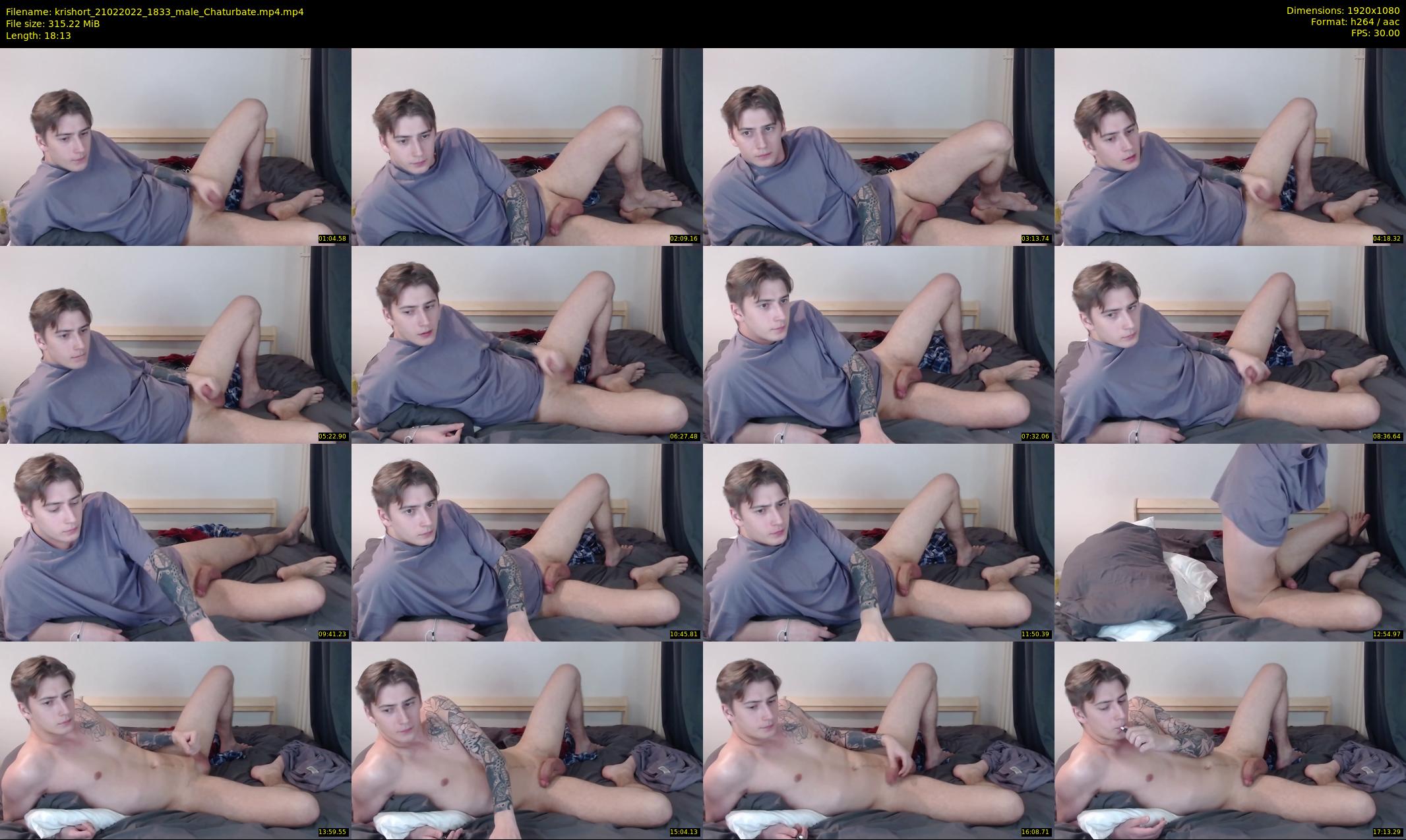 krishort — 19 minute Chaturbate male cam show recording, 1080p, Feb 21, 2022