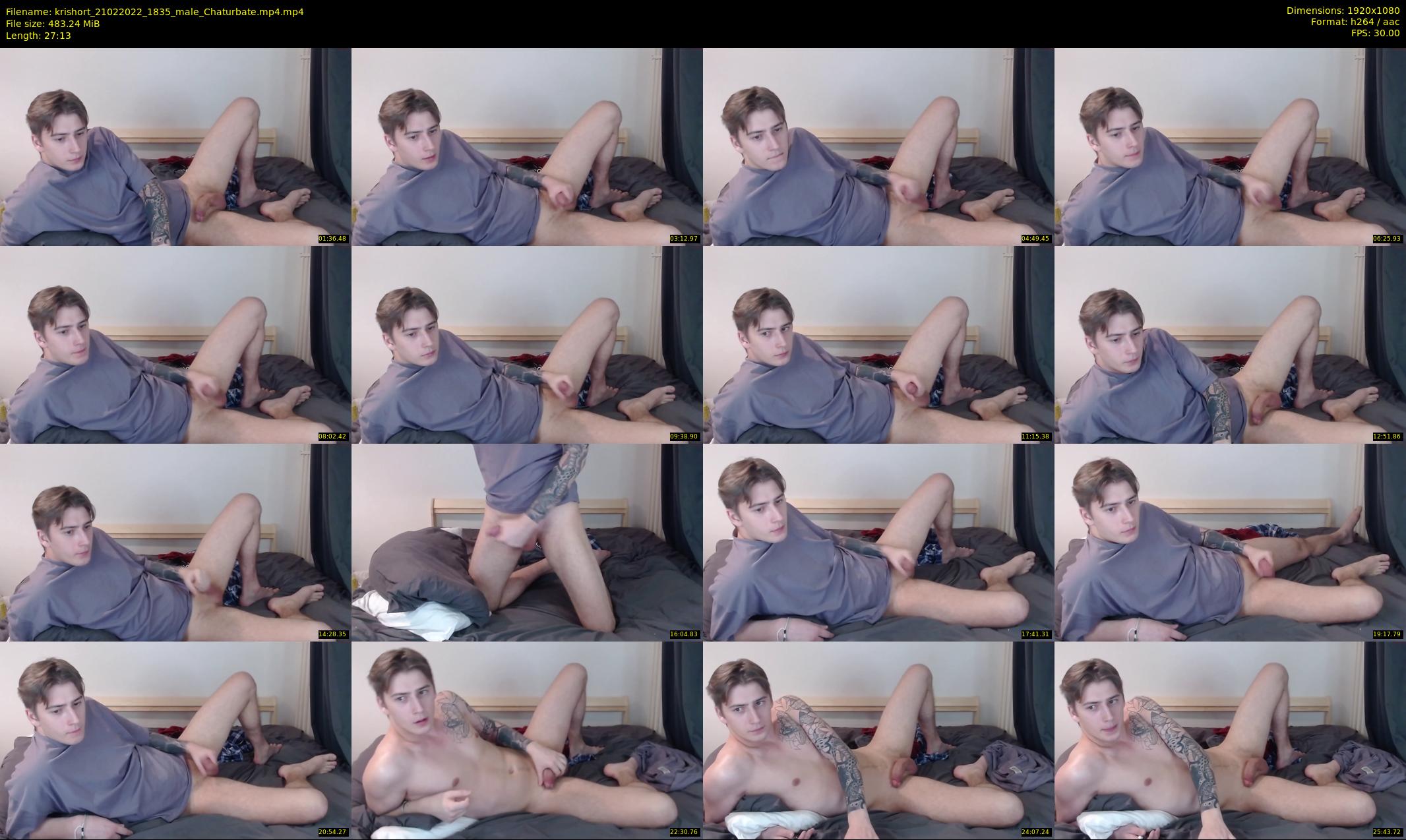 krishort — 28 minute Chaturbate male cam show recording, 1080p, Feb 21, 2022