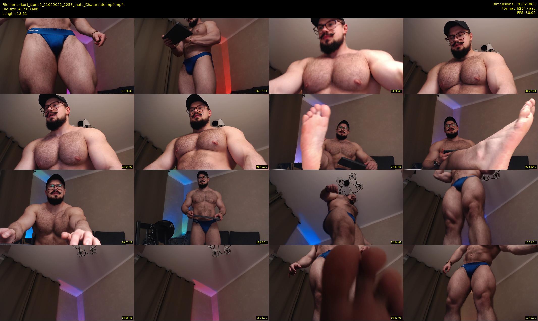 kurt_stone1 — 19 minute Chaturbate male cam show recording, 1080p, Feb 21, 2022