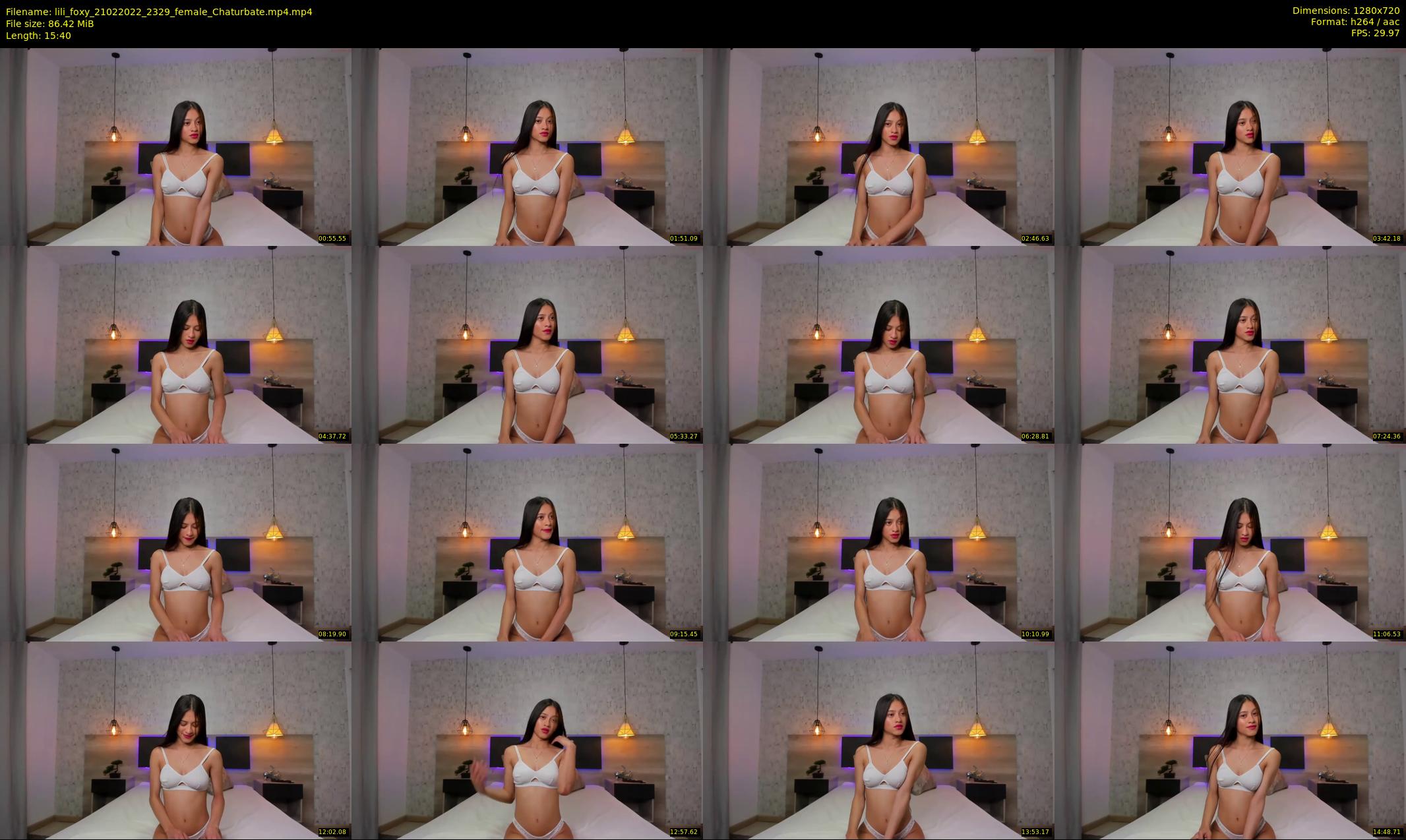 lili_foxy — 16 minute Chaturbate female cam show recording, 720p, Feb 21, 2022