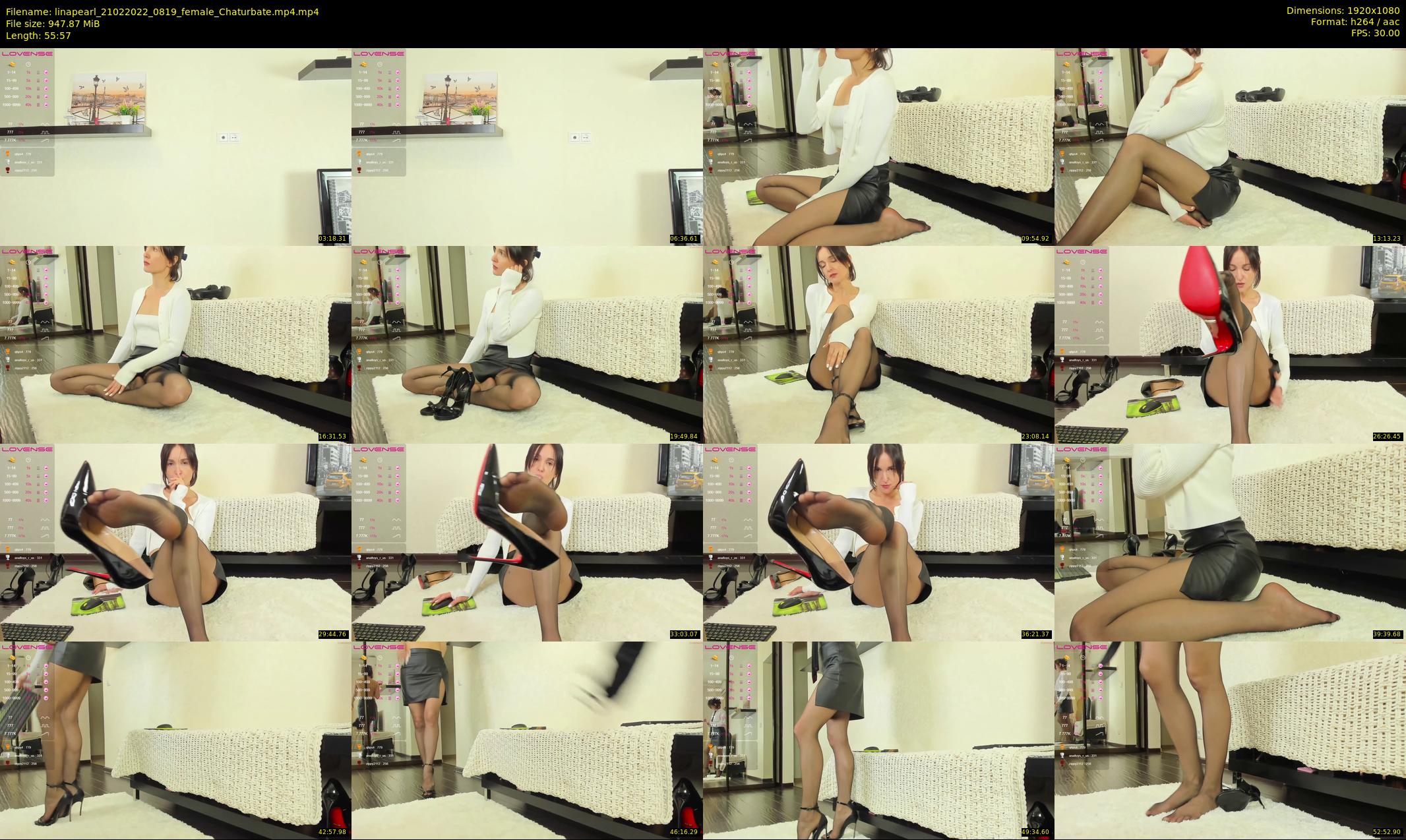 linapearl — 56 minute Chaturbate female cam show recording, 1080p, Feb 21, 2022
