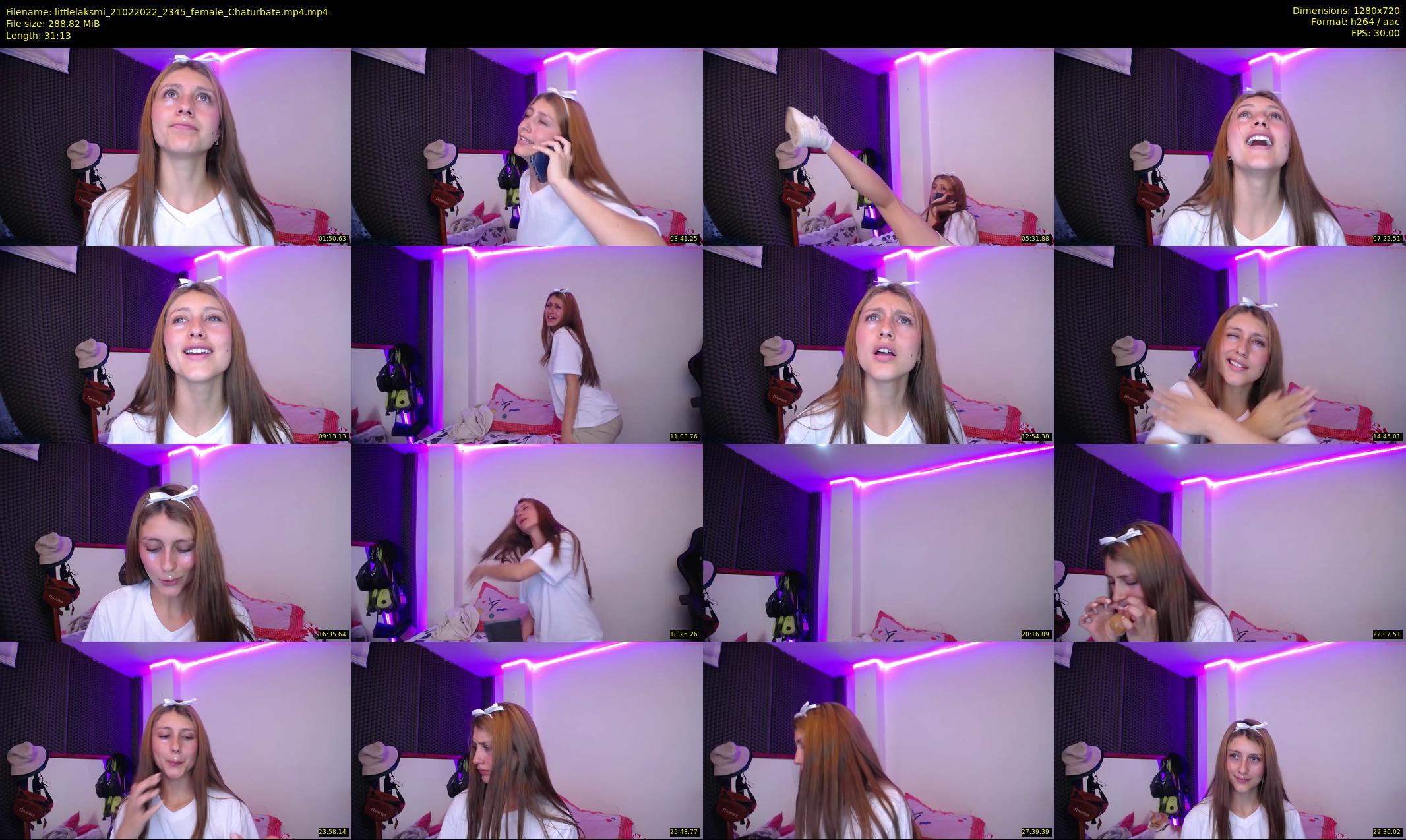 littlelaksmi — 32 minute Chaturbate female cam show recording, 720p, Feb 21, 2022