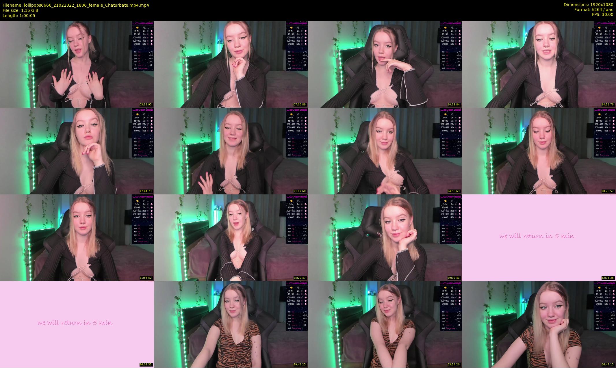lollipops6666 — 61 minute Chaturbate couple cam show recording, 1080p, Feb 21, 2022