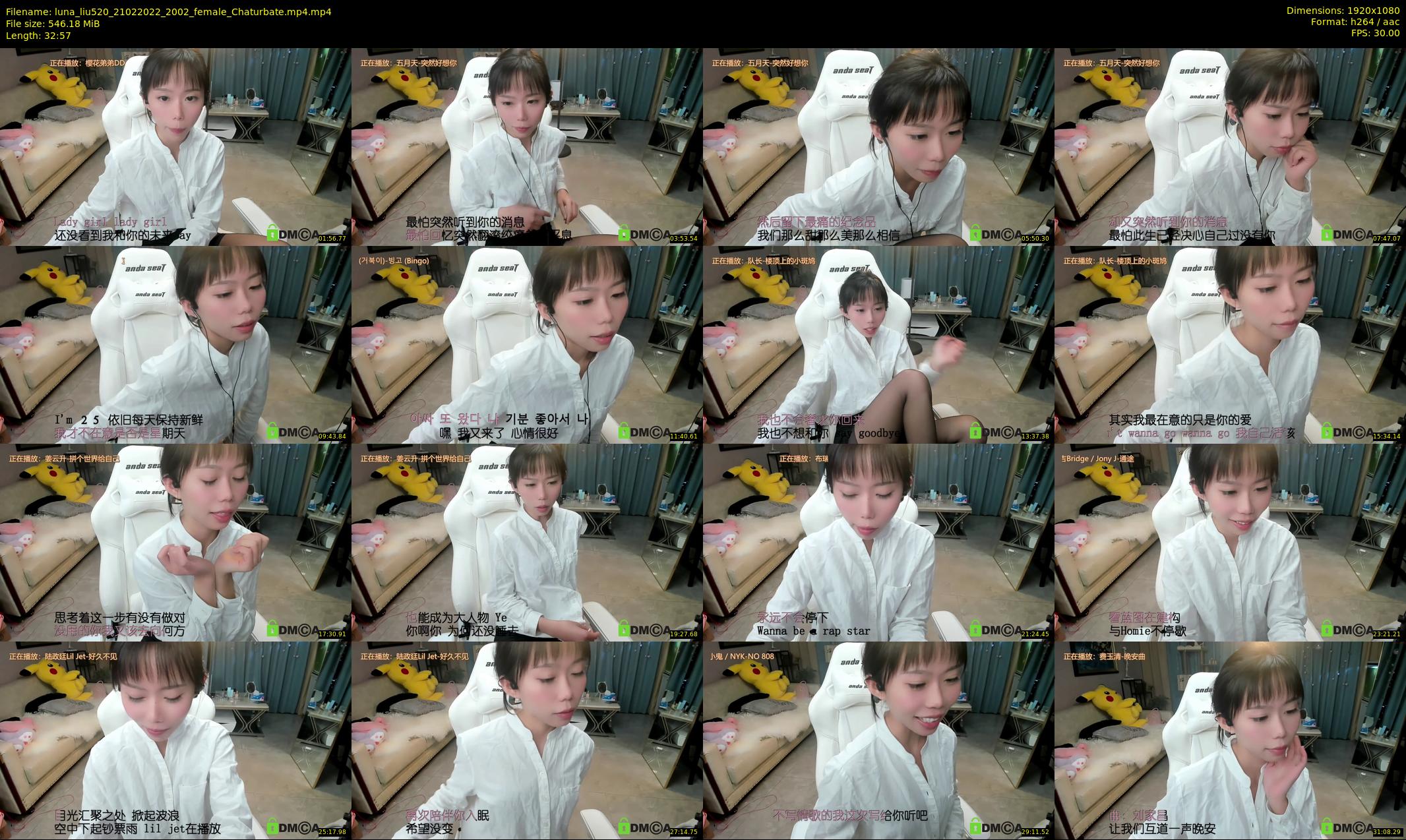 luna_liu520 — 33 minute Chaturbate female cam show recording, 1080p, Feb 21, 2022