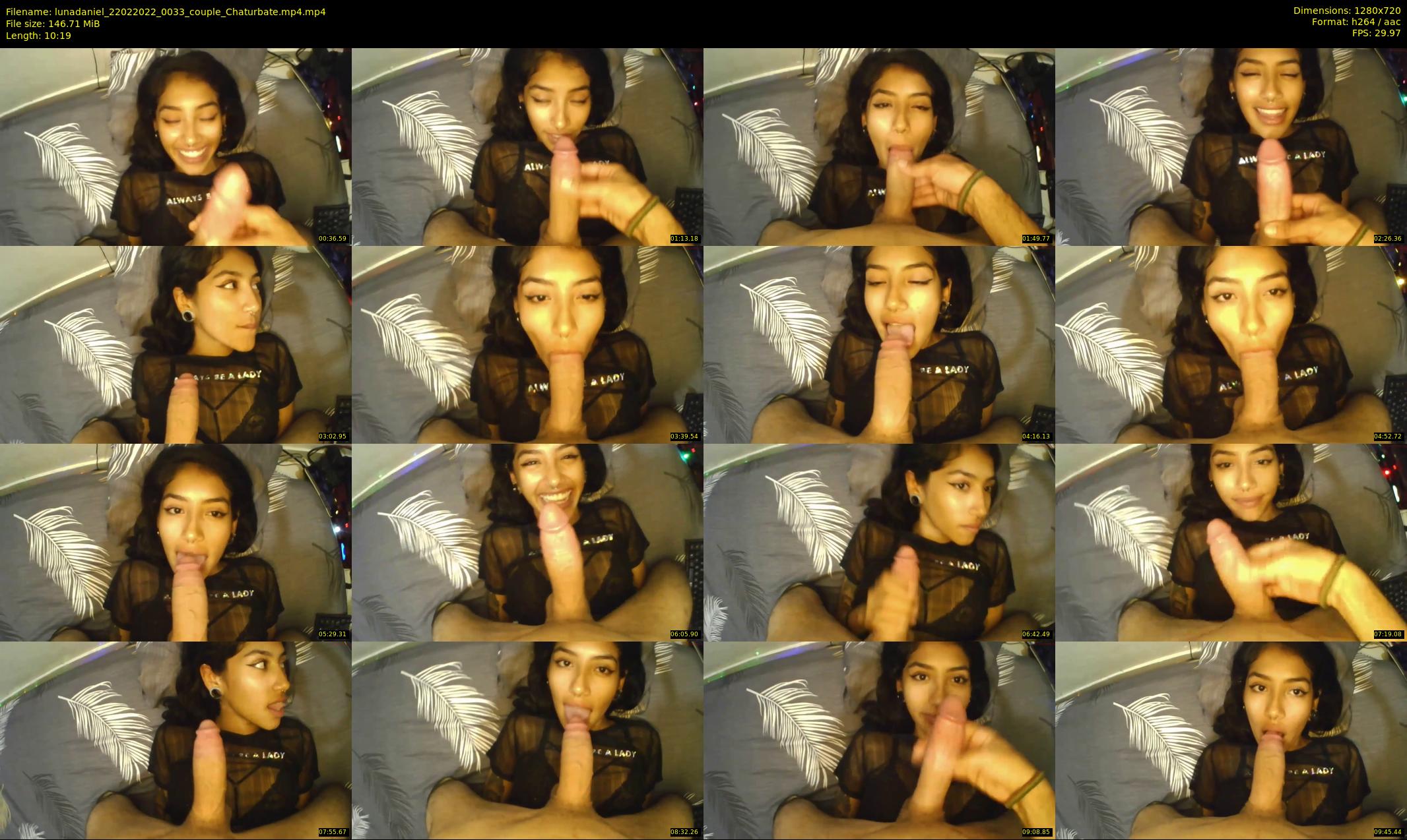 lunadaniel — 11 minute Chaturbate couple cam show recording, 720p, Feb 22, 2022
