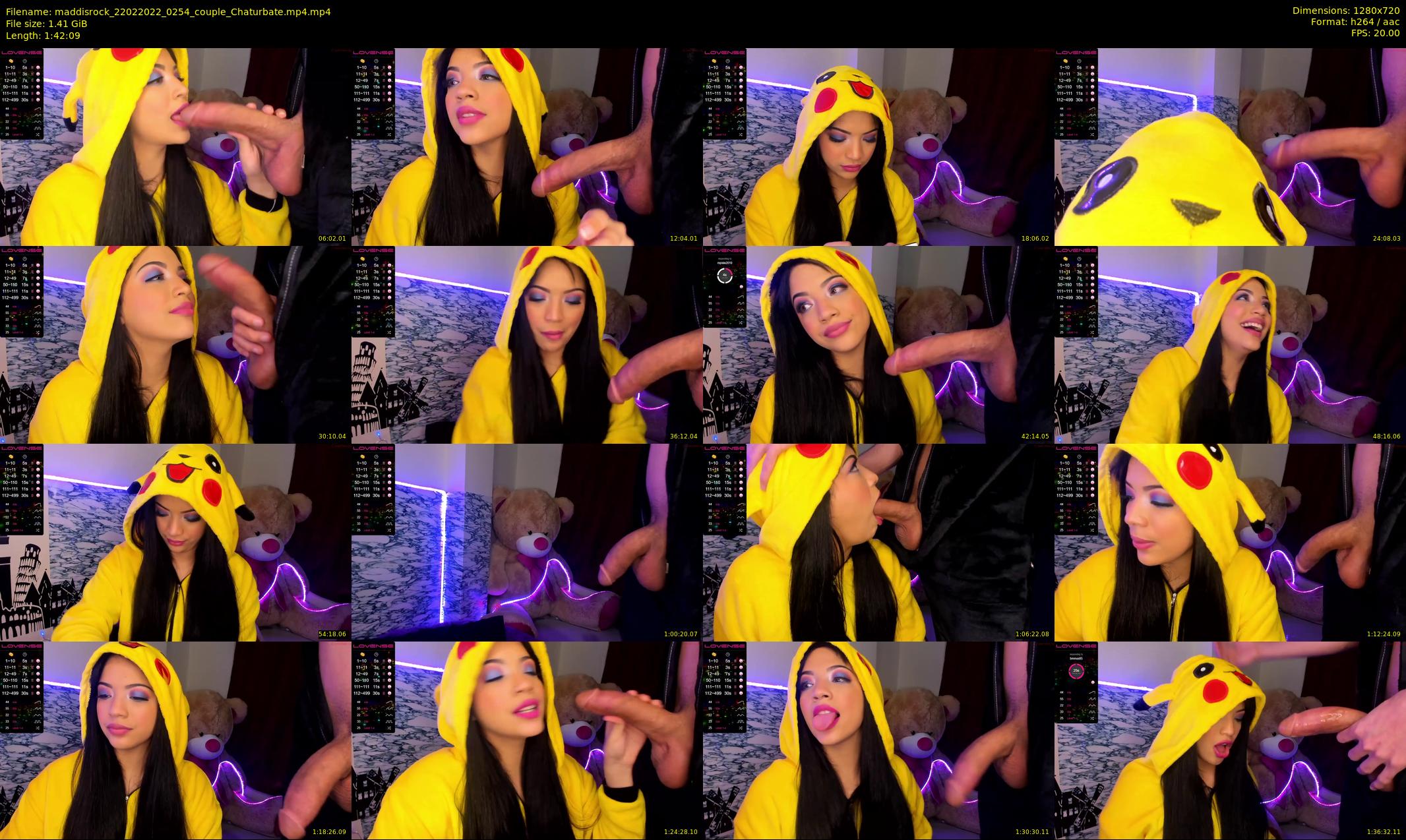 maddisrock — 103 minute Chaturbate couple cam show recording, 720p, Feb 22, 2022