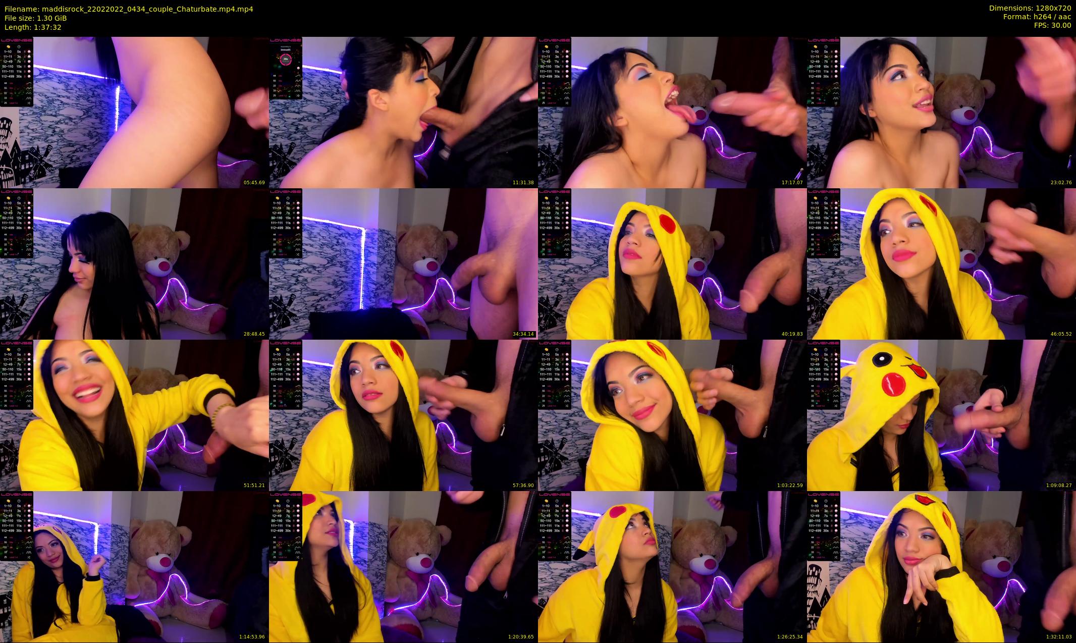 maddisrock — 98 minute Chaturbate couple cam show recording, 720p, Feb 22, 2022