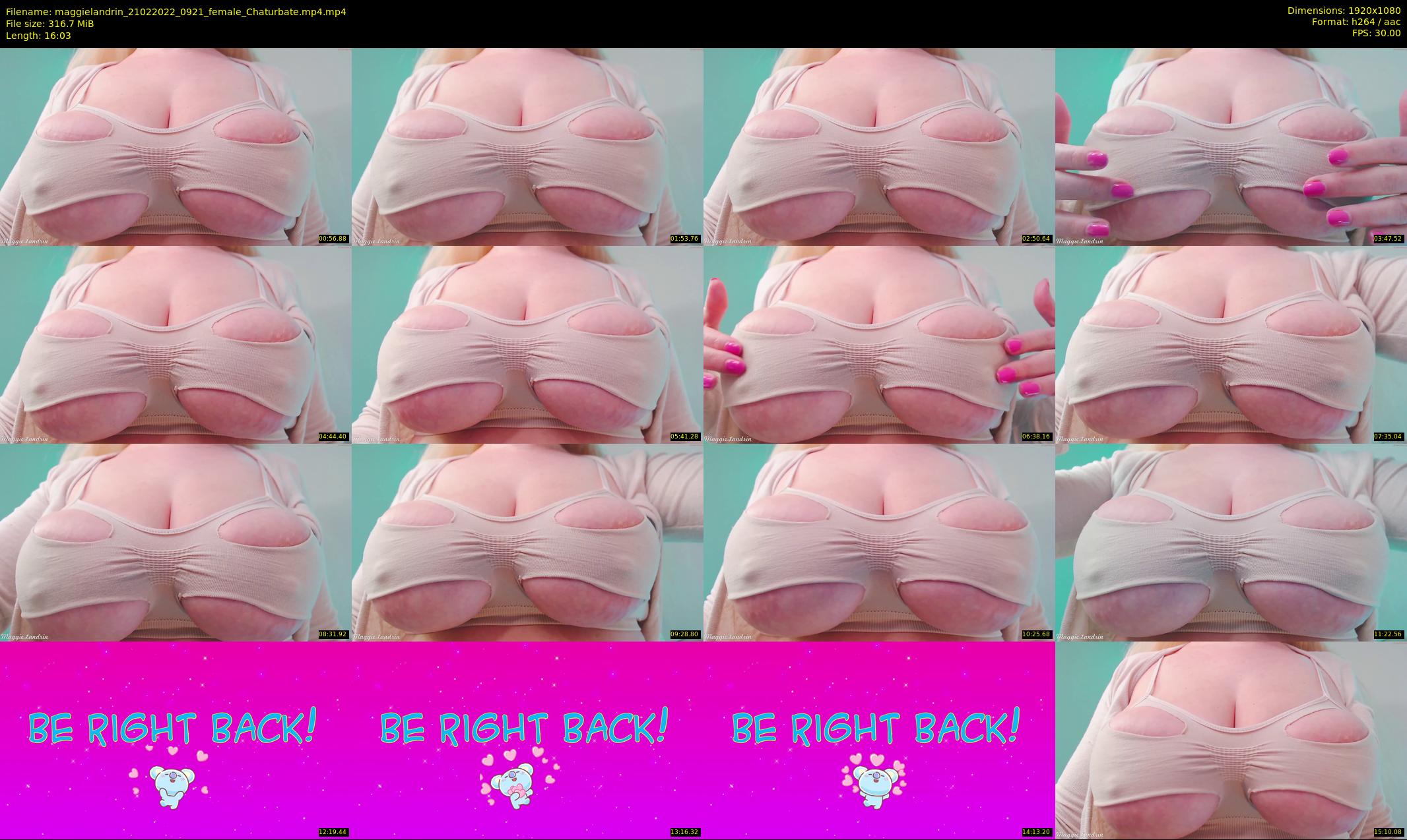 maggielandrin — 17 minute Chaturbate female cam show recording, 1080p, Feb 21, 2022