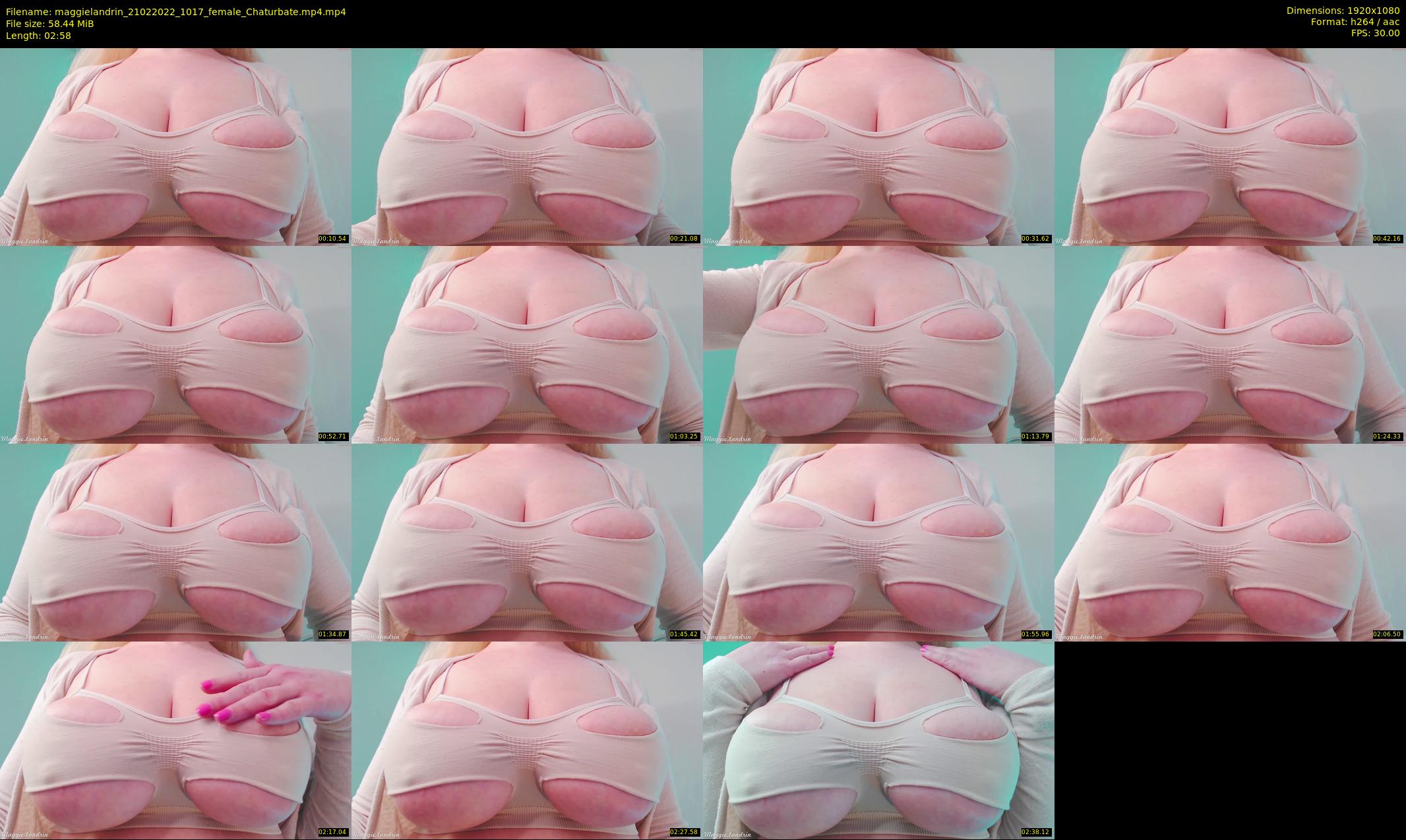 maggielandrin — 3 minute Chaturbate female cam show recording, 1080p, Feb 21, 2022