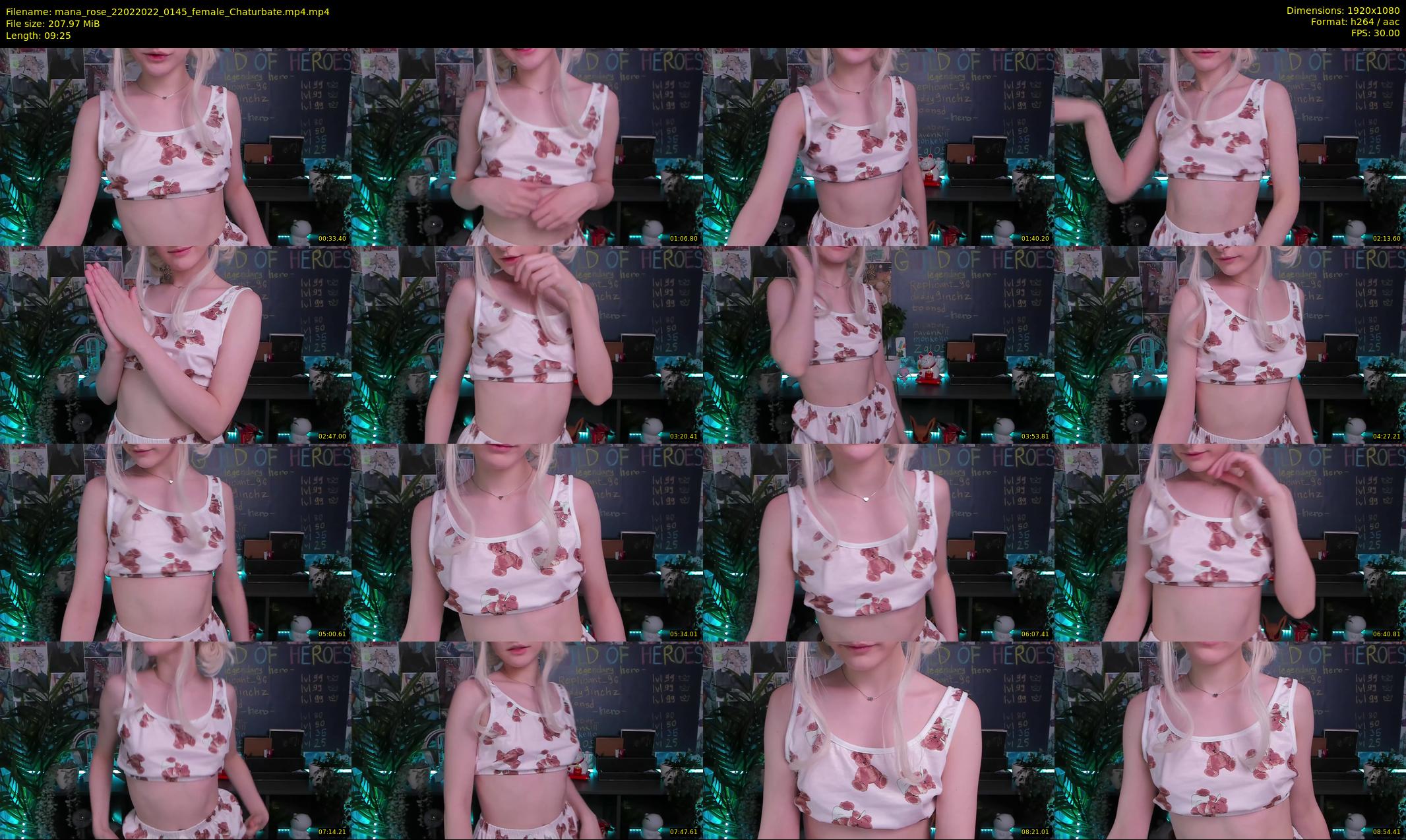 mana_rose — 10 minute Chaturbate female cam show recording, 1080p, Feb 22, 2022