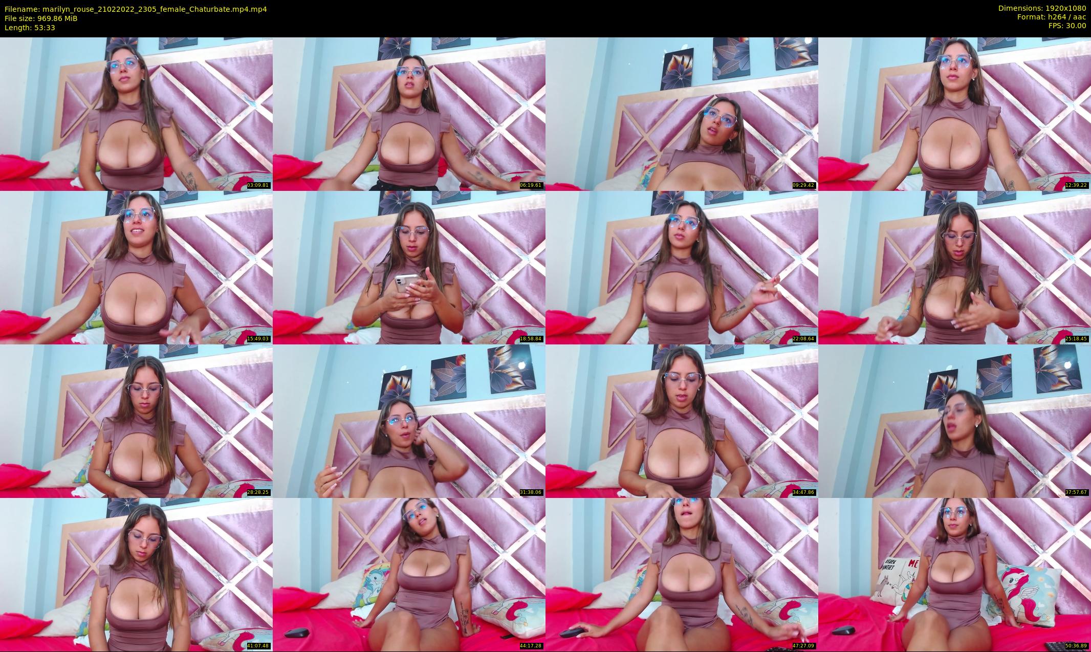marilyn_rouse — 54 minute Chaturbate female cam show recording, 1080p, Feb 21, 2022