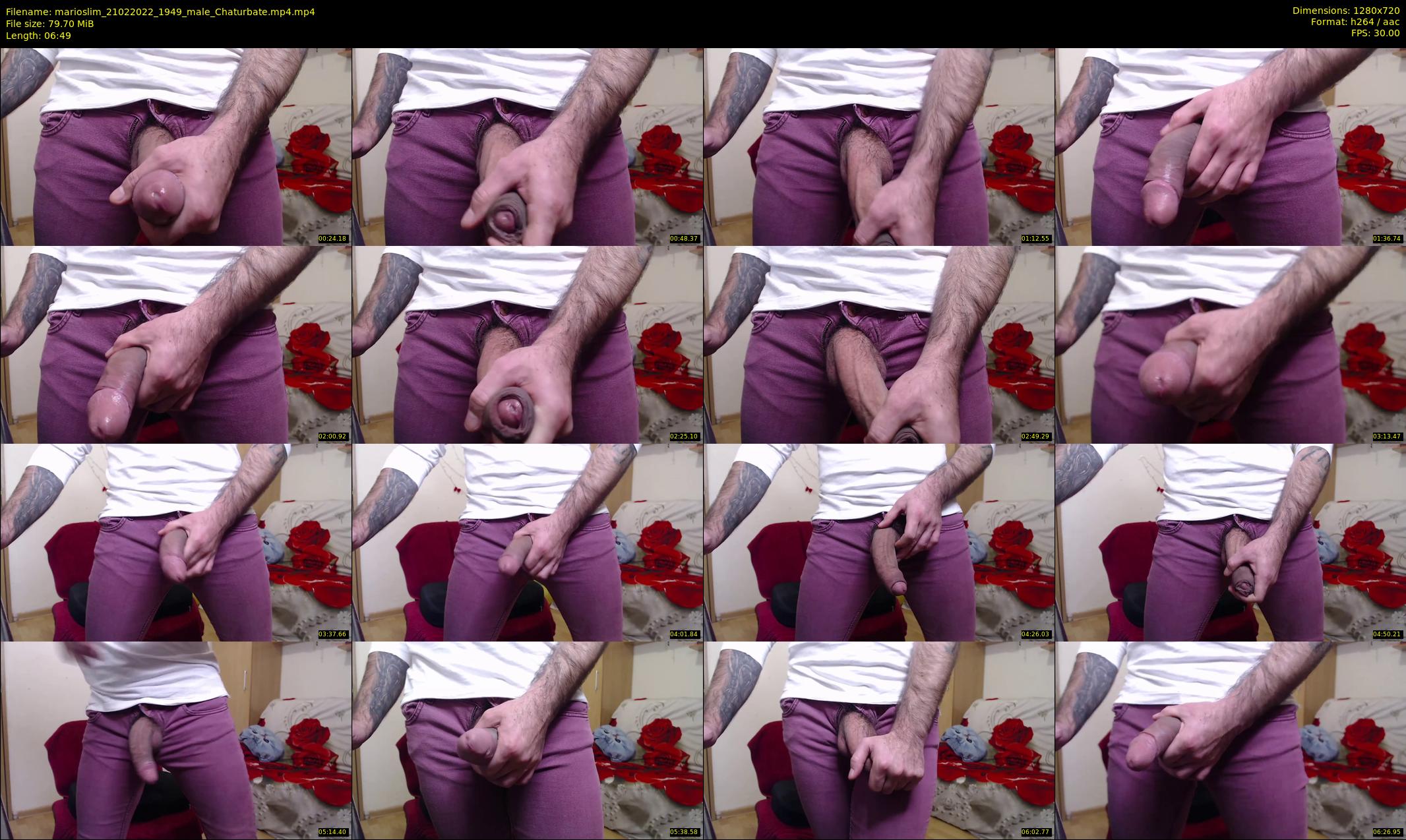 marioslim — 7 minute Chaturbate male cam show recording, 720p, Feb 21, 2022