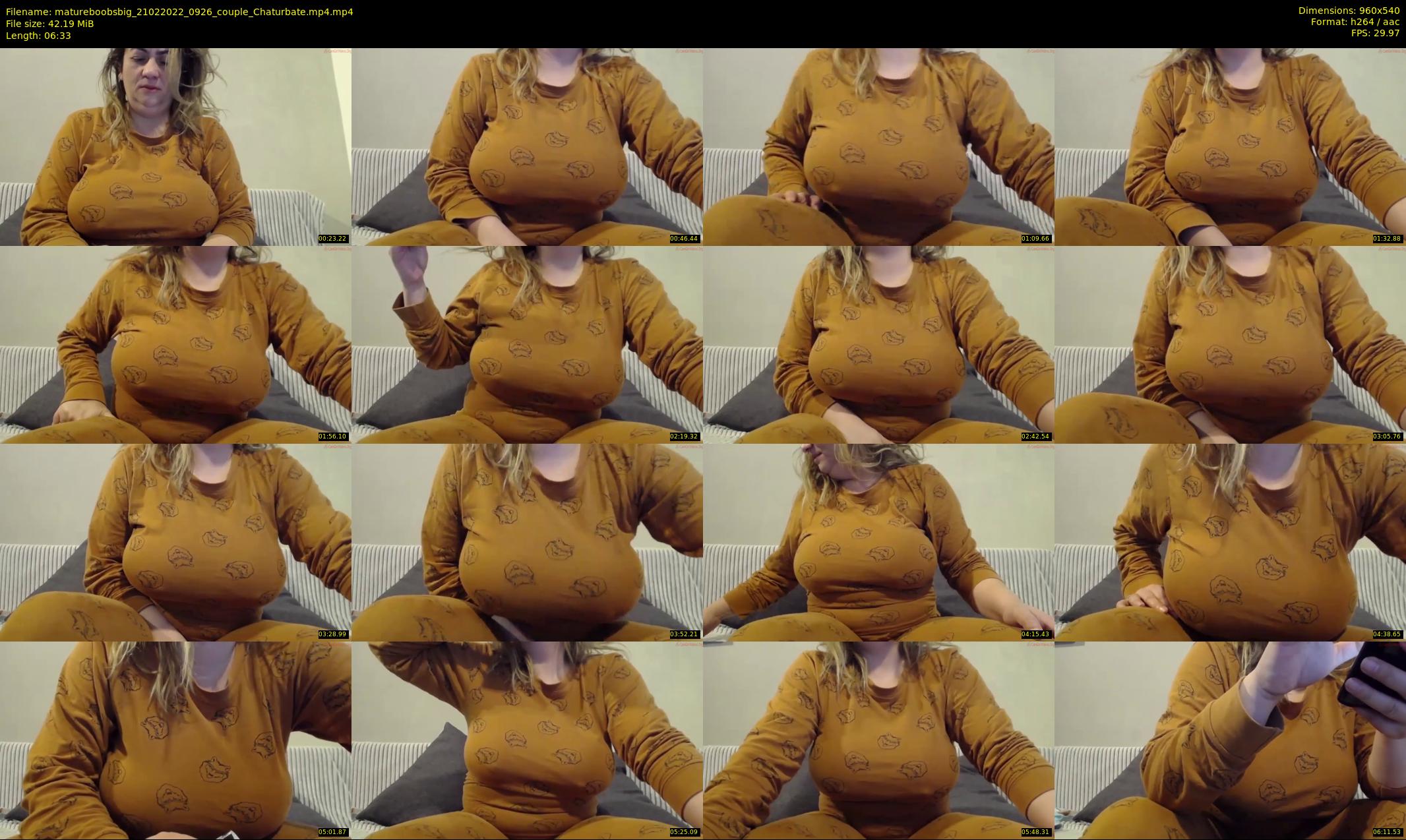 matureboobsbig — 7 minute Chaturbate female cam show recording, 480p, Feb 21, 2022