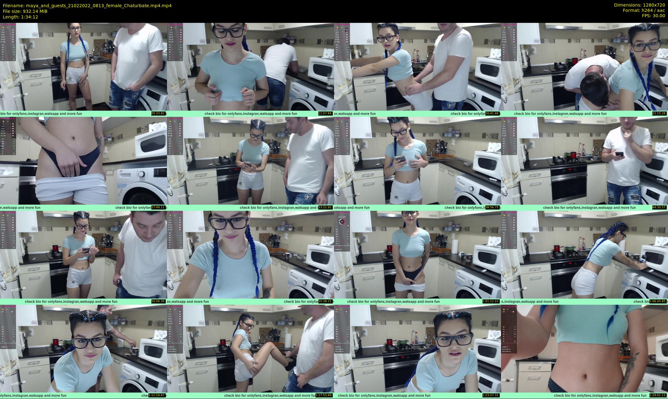 maya_and_guests — 95 minute Chaturbate couple cam show recording, 720p, Feb 21, 2022