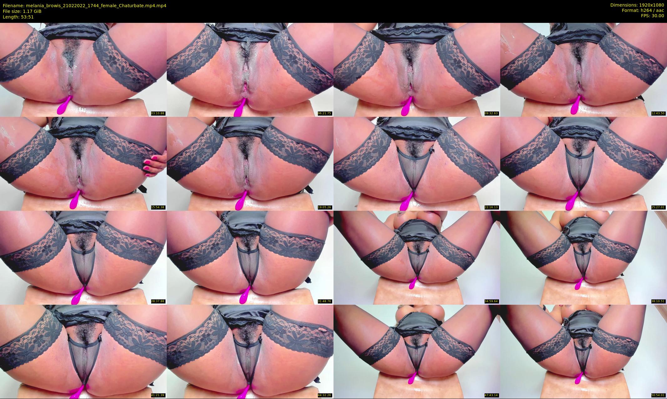 melania_browis — 54 minute Chaturbate female cam show recording, 1080p, Feb 21, 2022