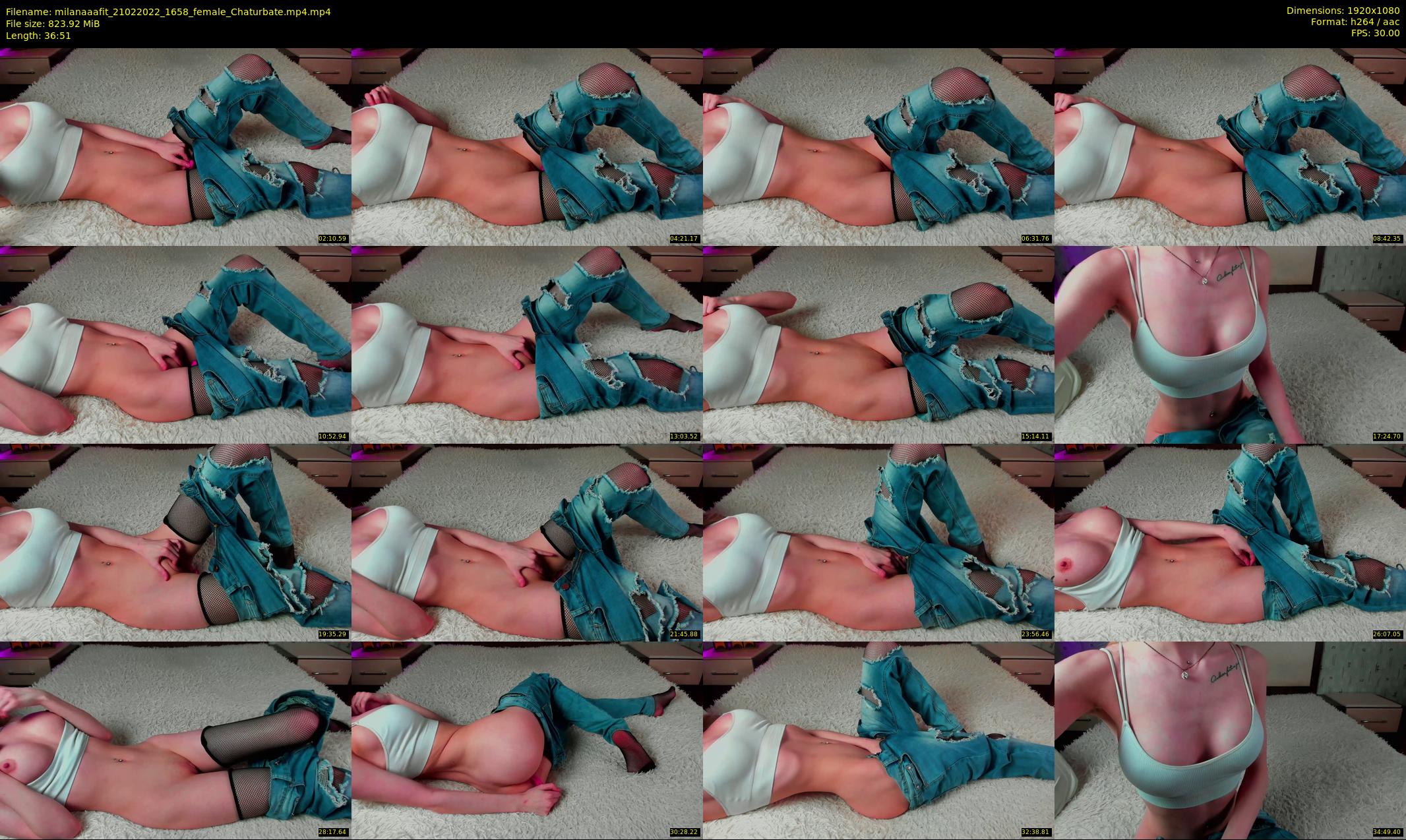 milanaaafit — 37 minute Chaturbate couple cam show recording, 1080p, Feb 21, 2022