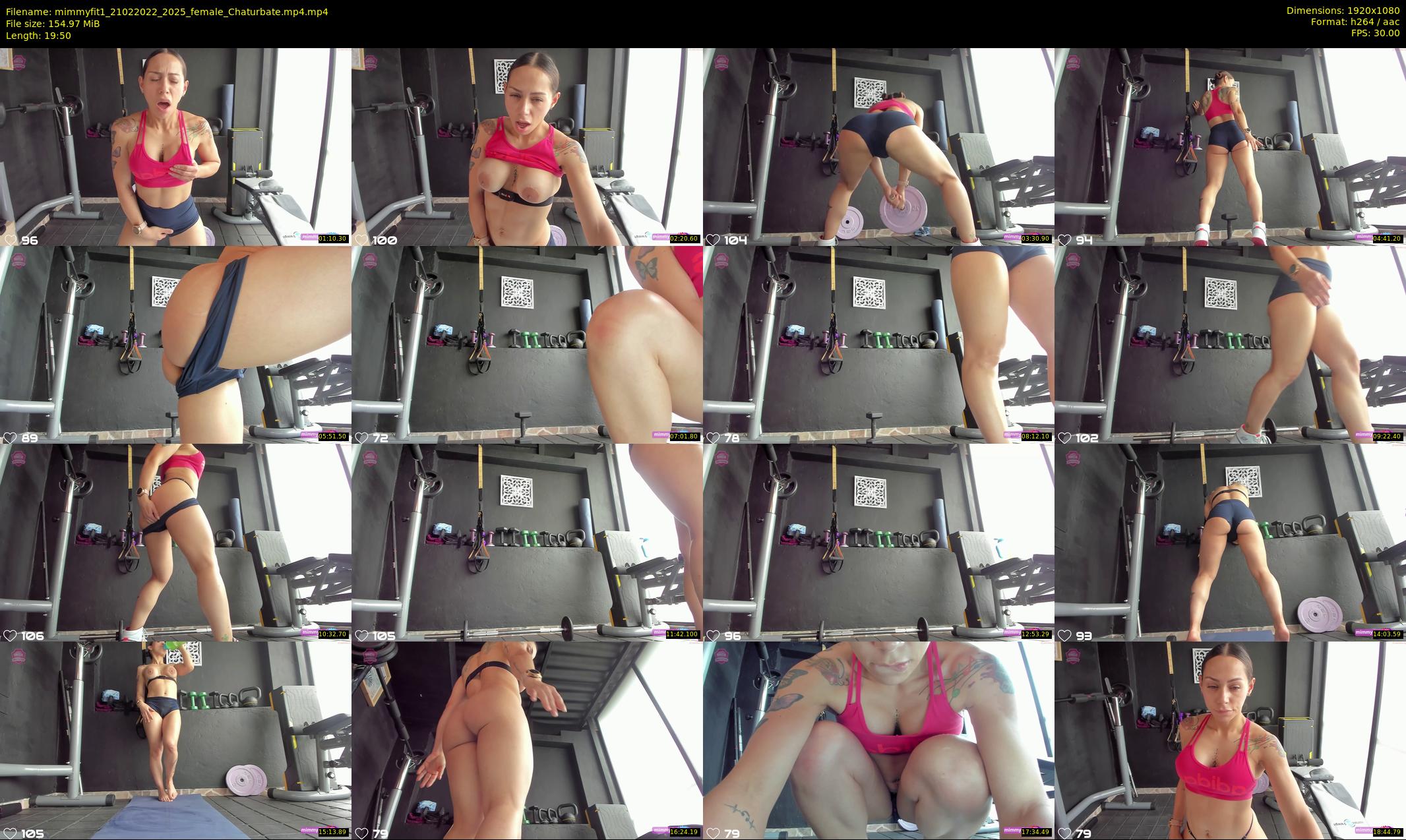 mimmyfit1 — 20 minute Chaturbate female cam show recording, 1080p, Feb 21, 2022