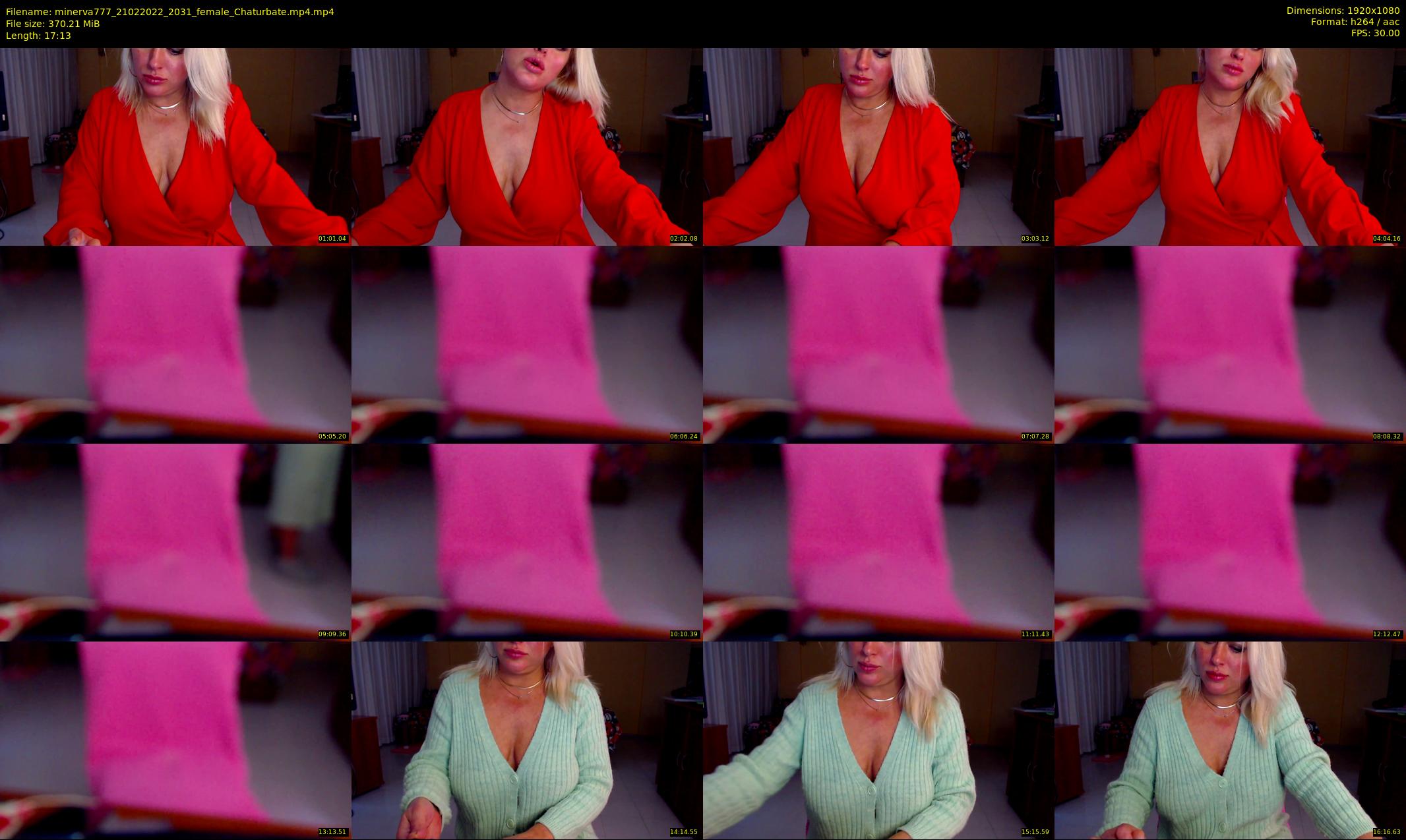 minerva777 — 18 minute Chaturbate female cam show recording, 1080p, Feb 21, 2022