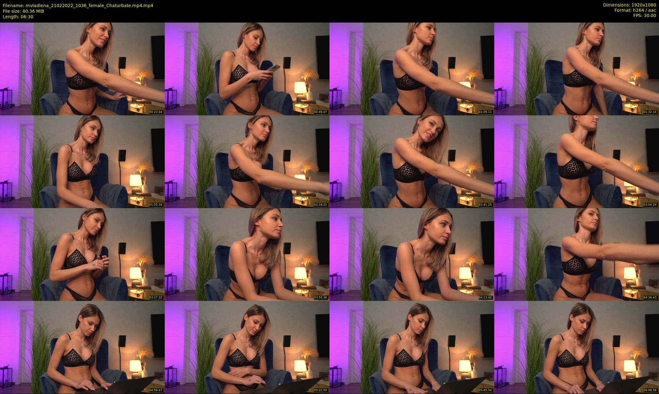 mvladlena — 7 minute Chaturbate female cam show recording, 1080p, Feb 21, 2022