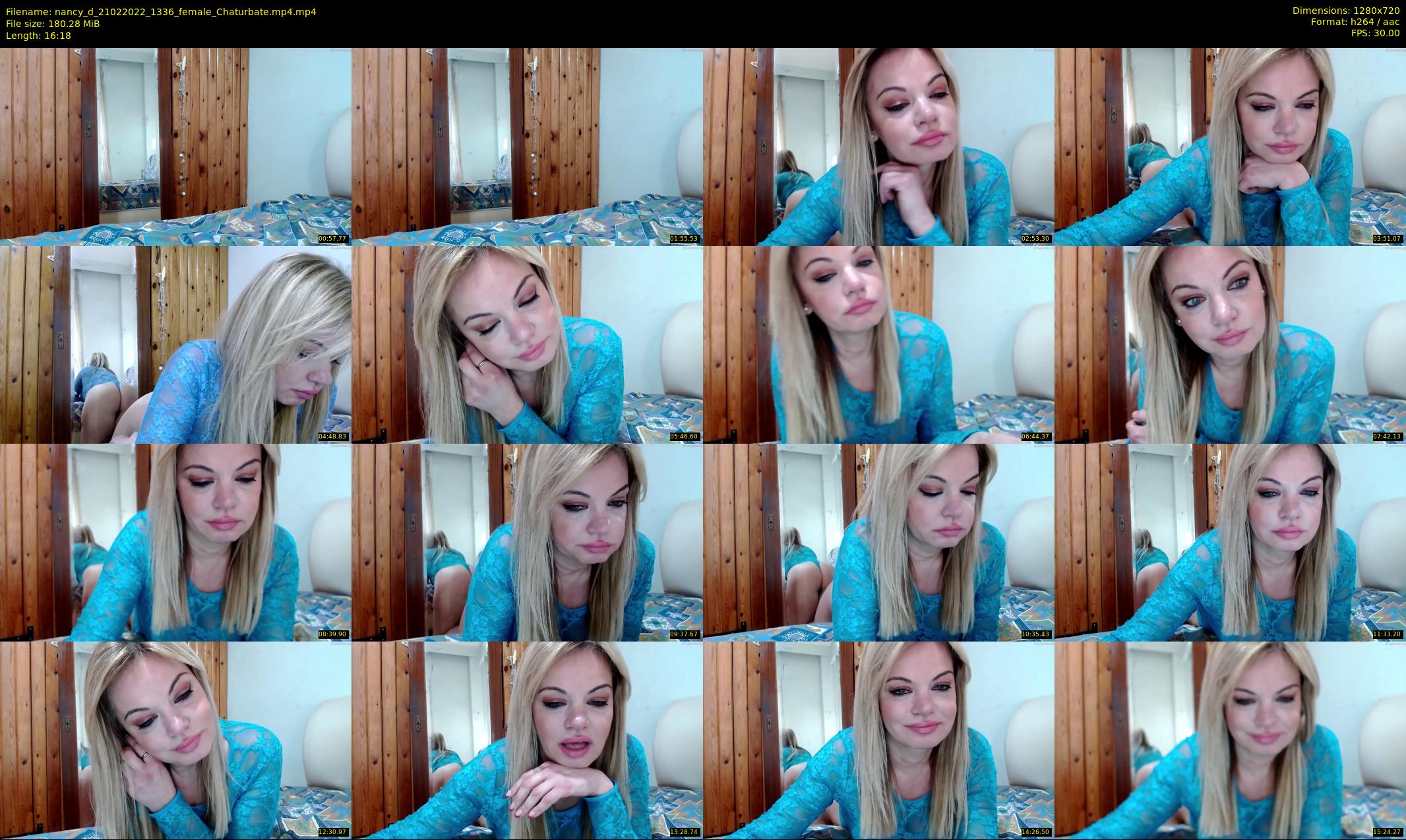 nancy_d — 17 minute Chaturbate female cam show recording, 720p, Feb 21, 2022
