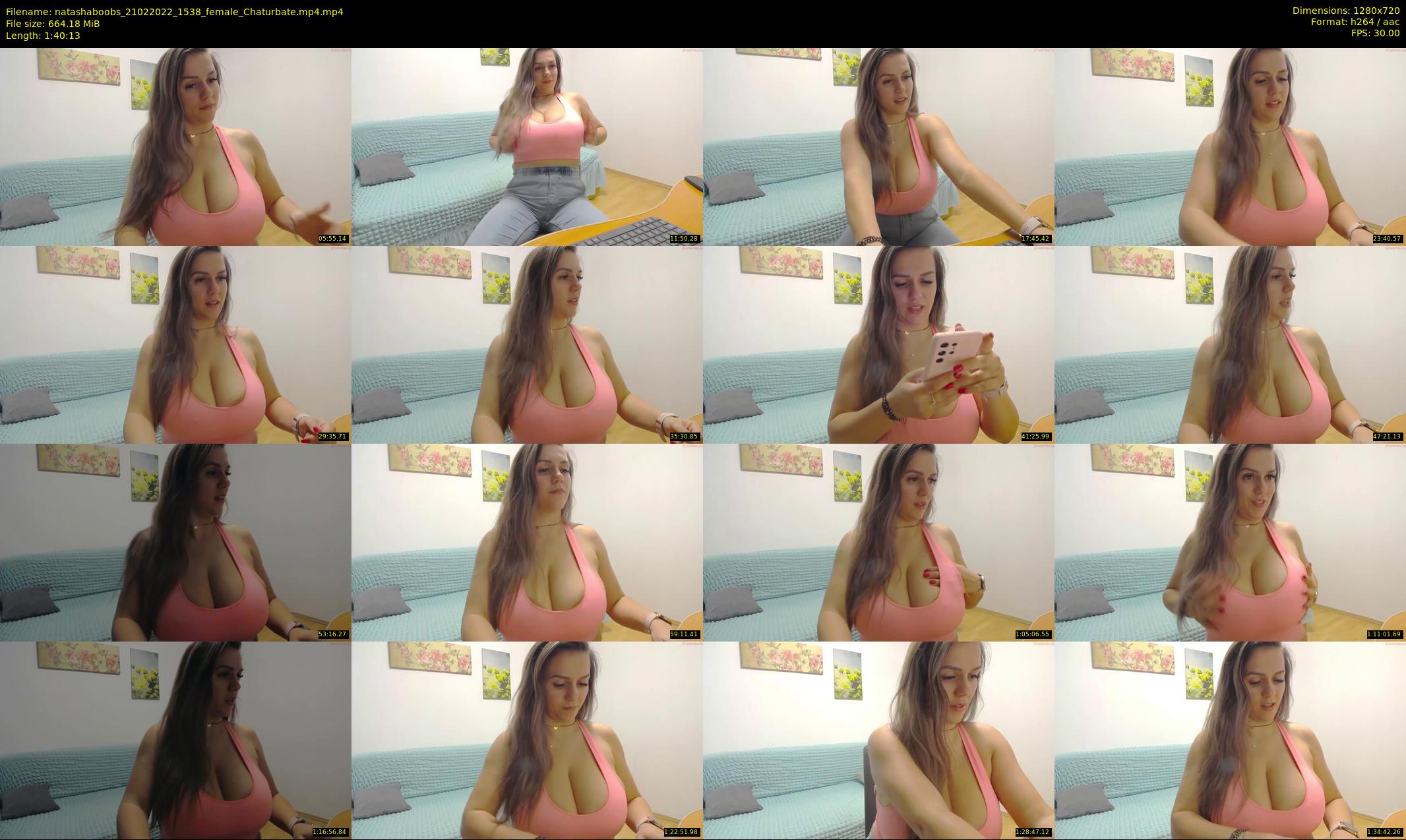 natashaboobs — 101 minute Chaturbate female cam show recording, 720p, Feb 21, 2022